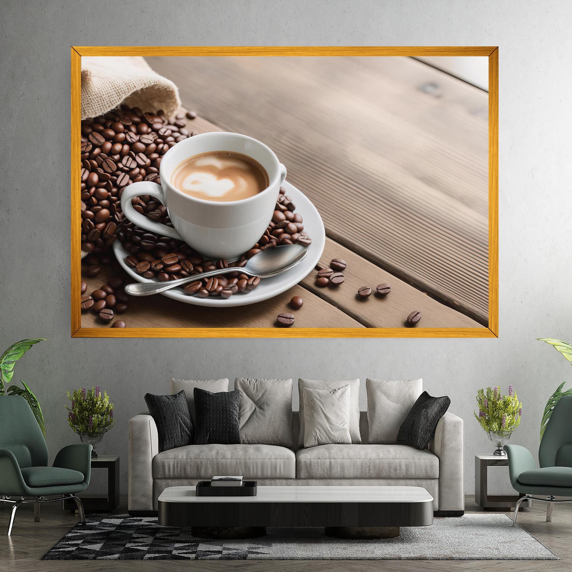 Coffee On Table mockup 7