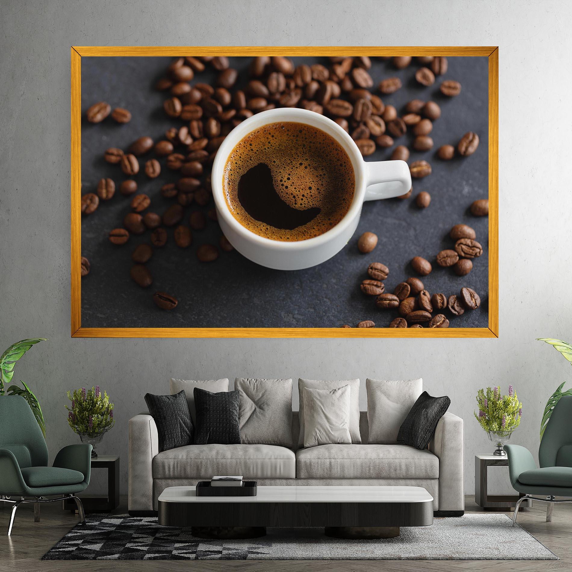 Tablou Canvas Espresso Close Up mockup 7