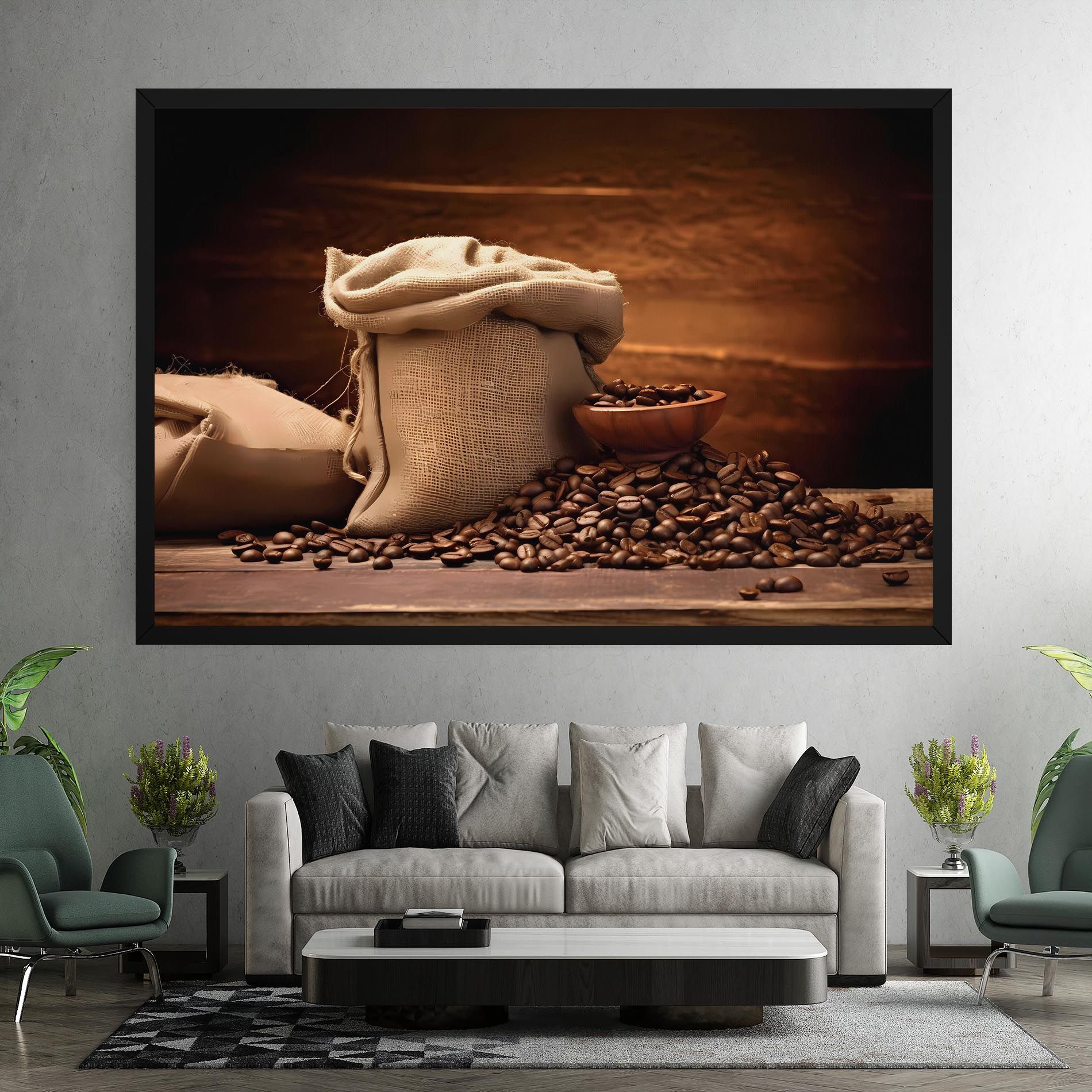 Big Bag Of Coffee Beans mockup 7