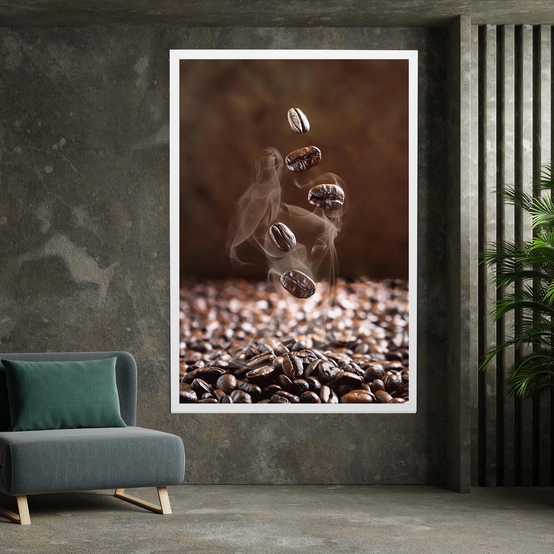 Tablou Canvas Close Up Falling Beans mockup 7