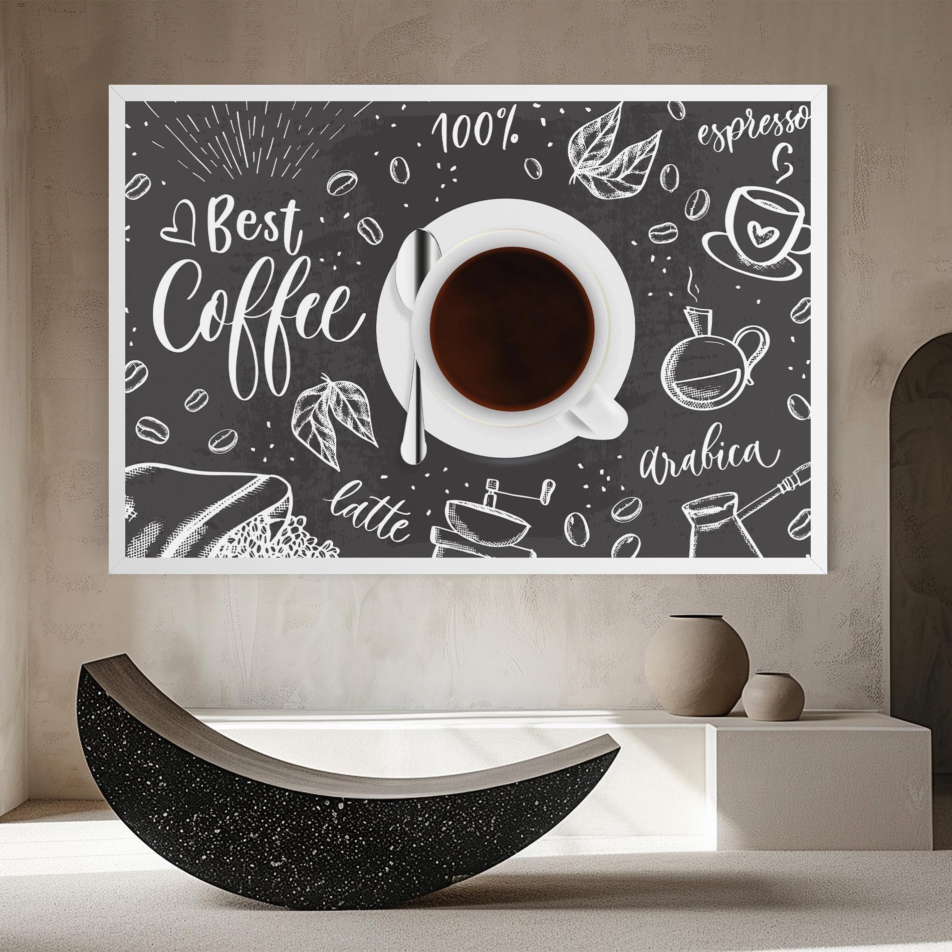 Tablou Canvas Best Coffee mockup 8