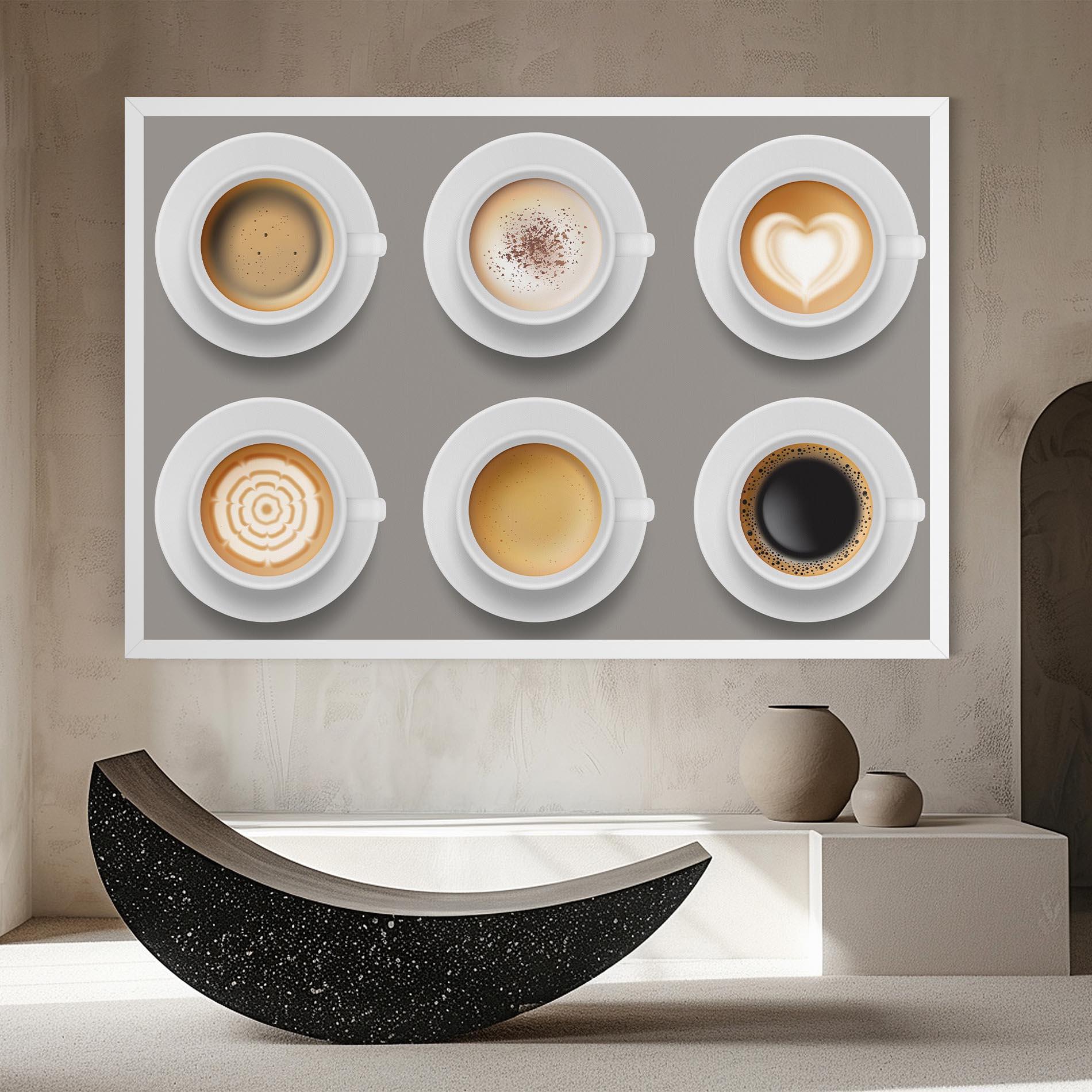 Tablou Canvas Coffee Cups Mix mockup 8
