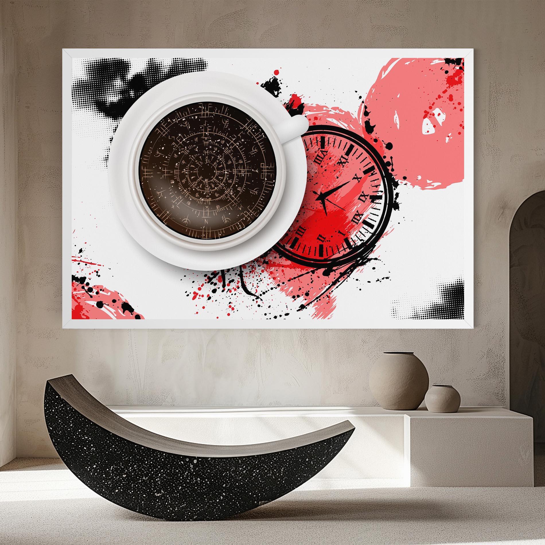 Tablou Canvas Coffee Reading mockup 8