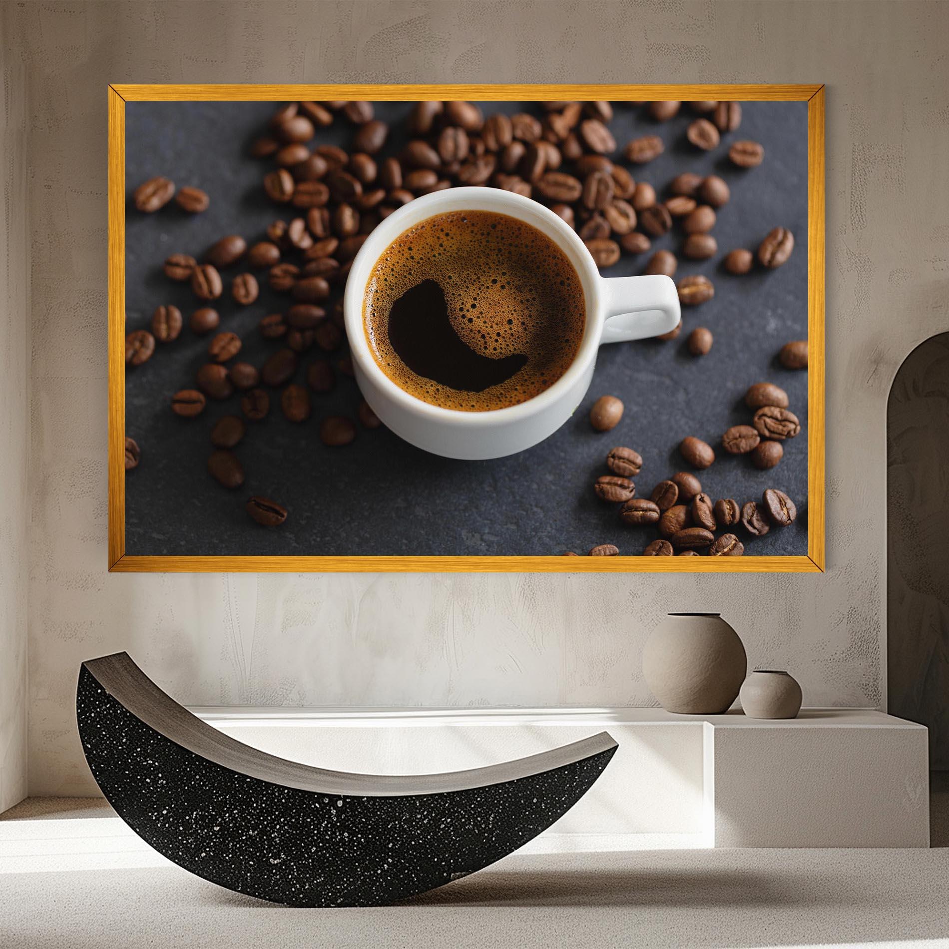 Tablou Canvas Espresso Close Up mockup 8