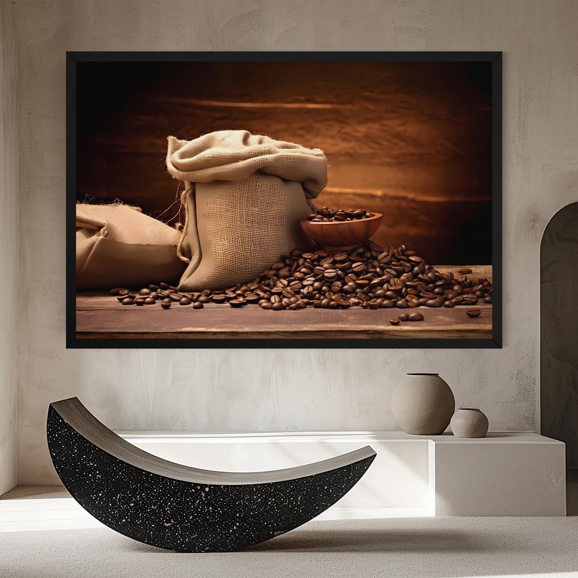 Big Bag Of Coffee Beans mockup 8