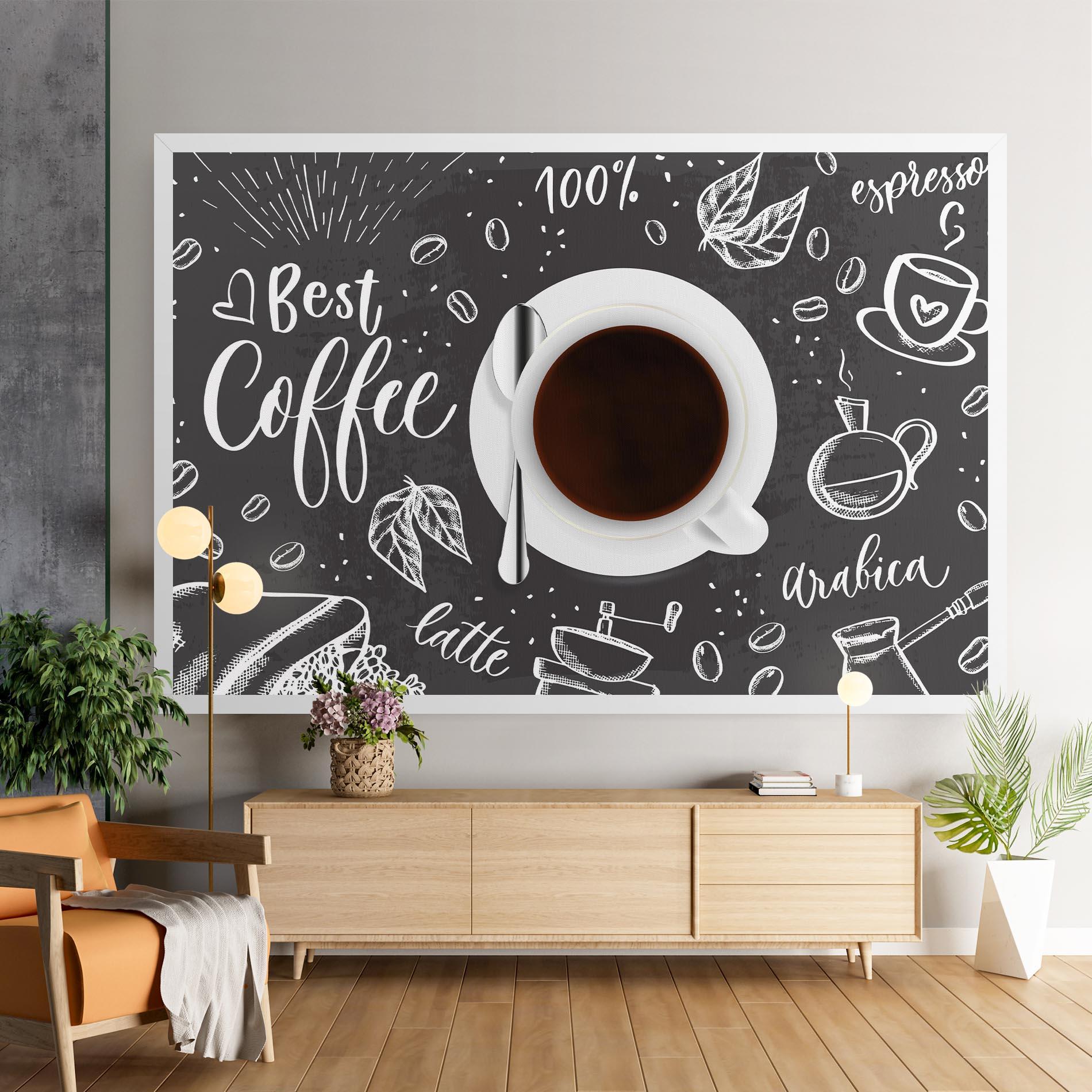 Tablou Canvas Best Coffee mockup 9