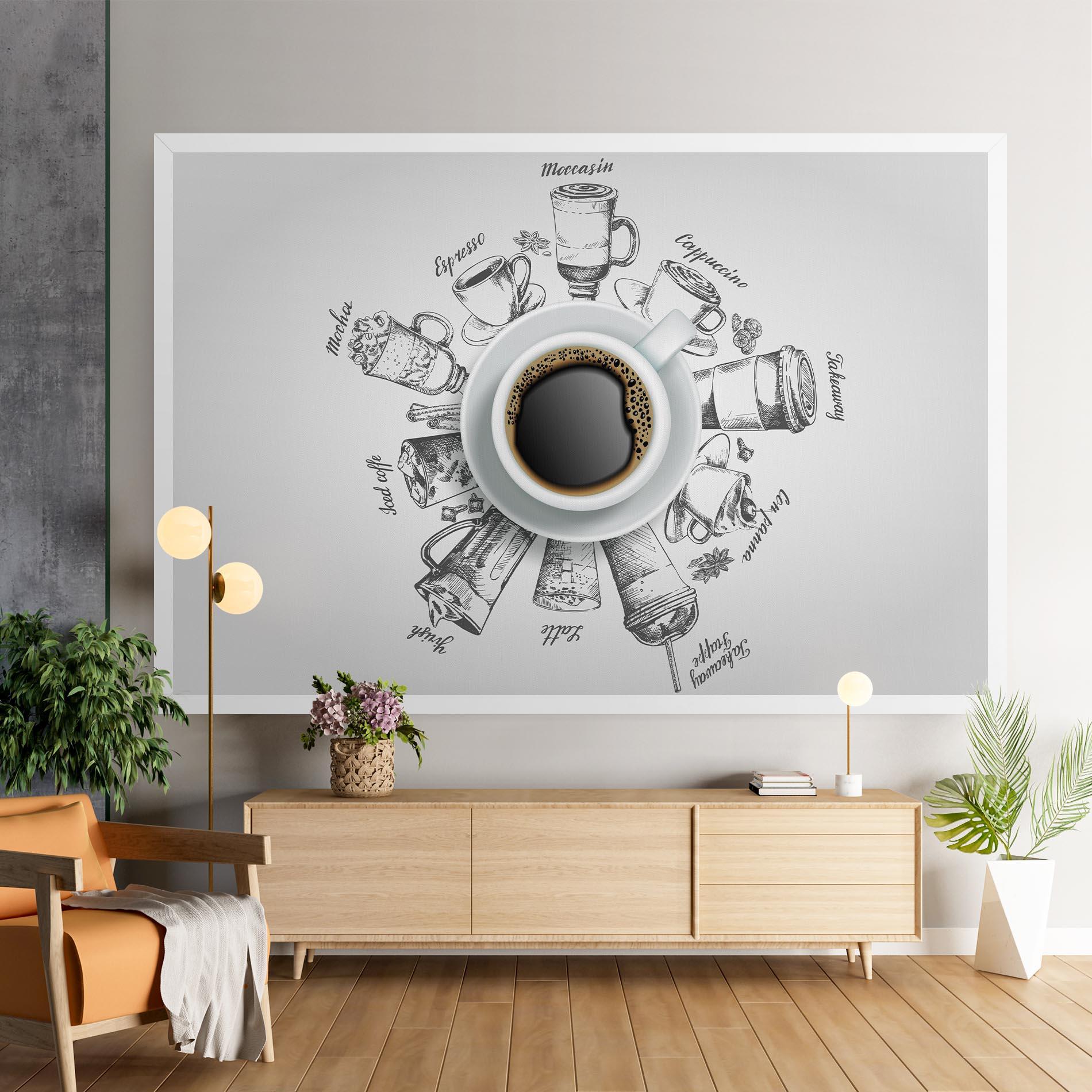 Tablou Canvas Coffee List mockup 9