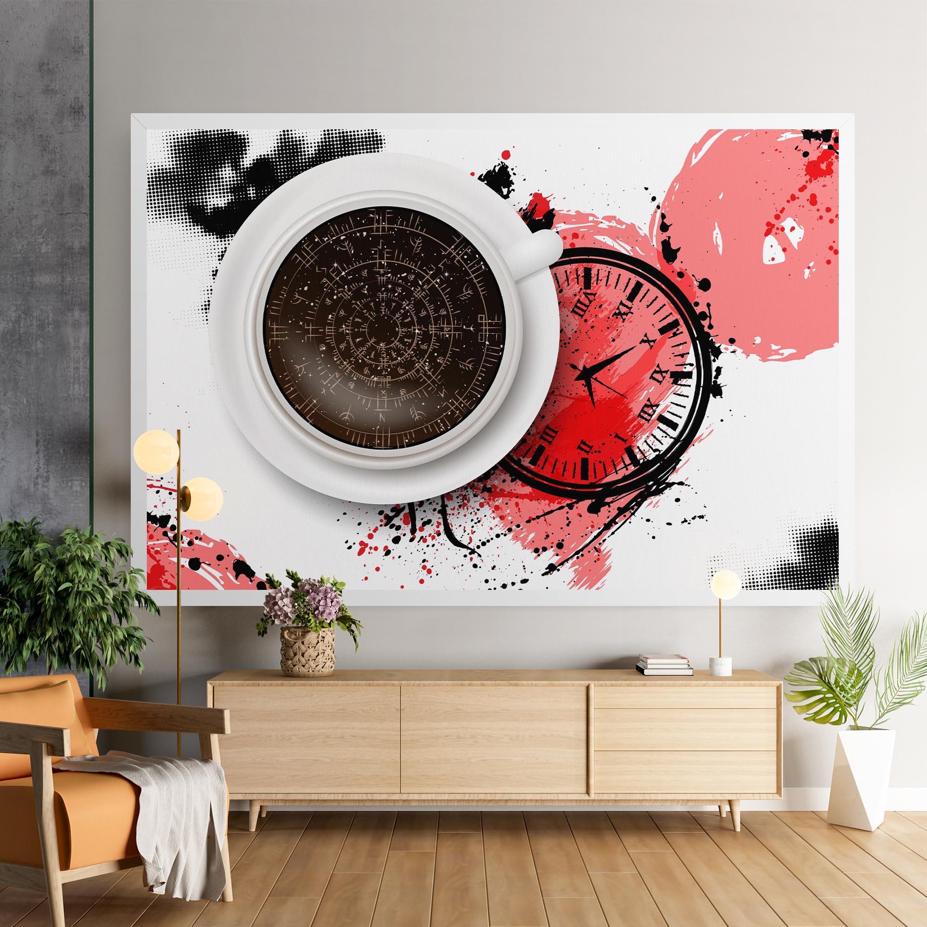 Tablou Canvas Coffee Reading mockup 9