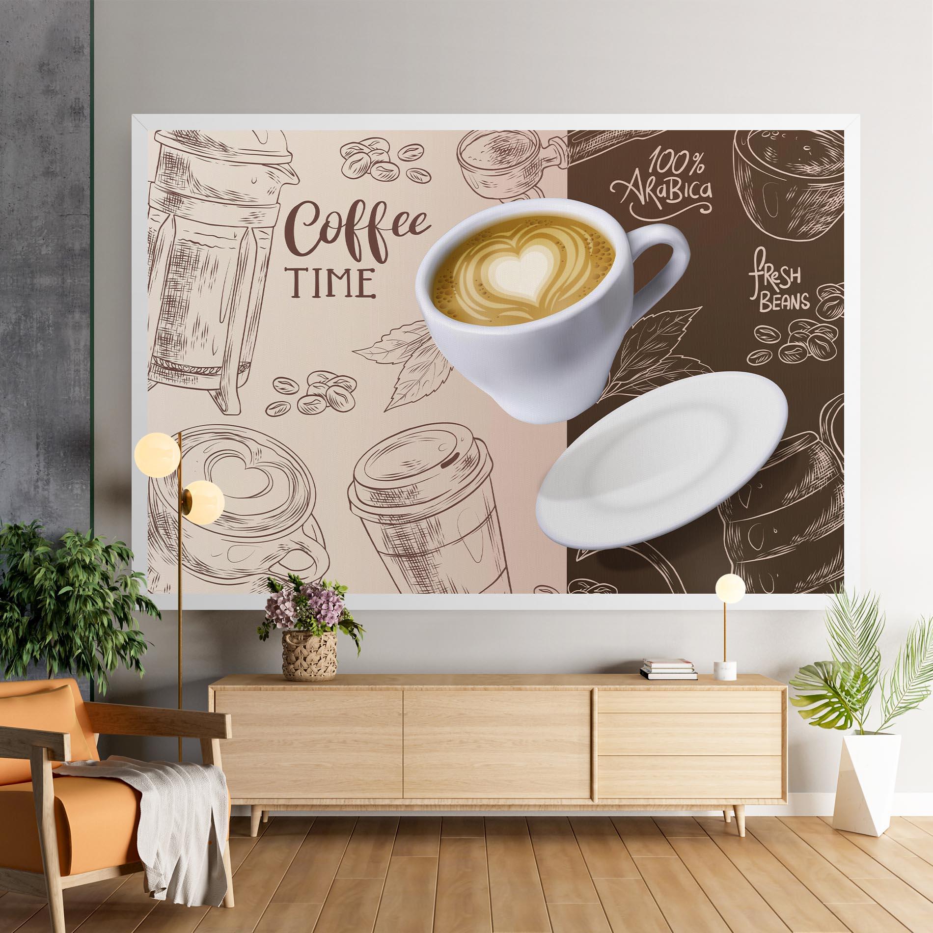 Tablou Canvas Coffee Time mockup 9