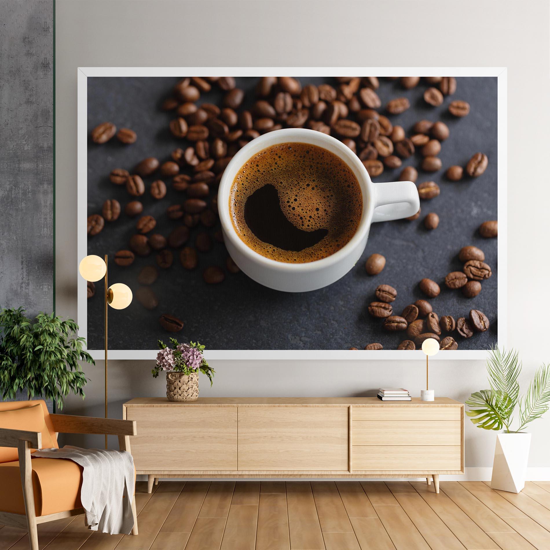 Tablou Canvas Espresso Close Up mockup 9