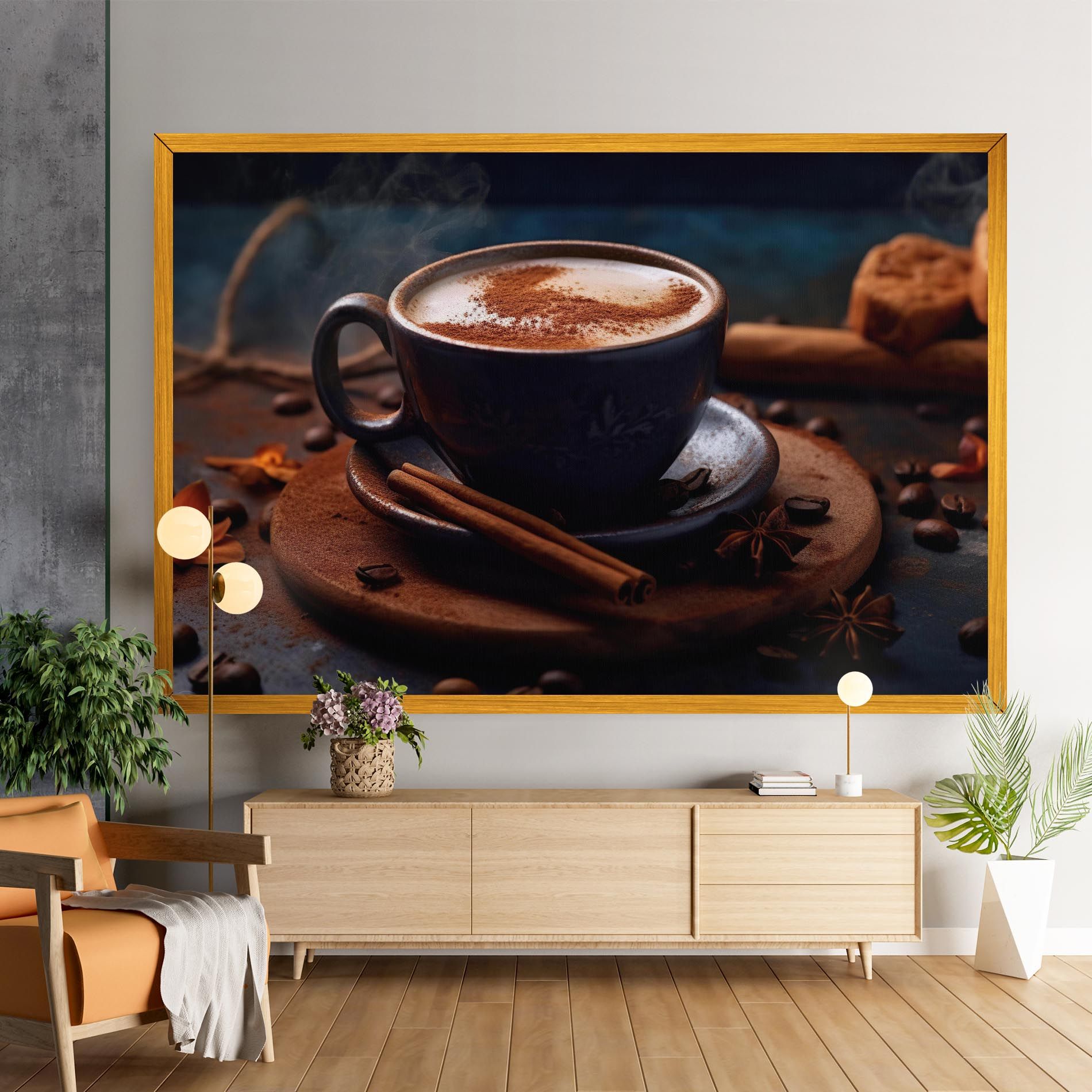 Cinnamon Coffee Cup mockup 9