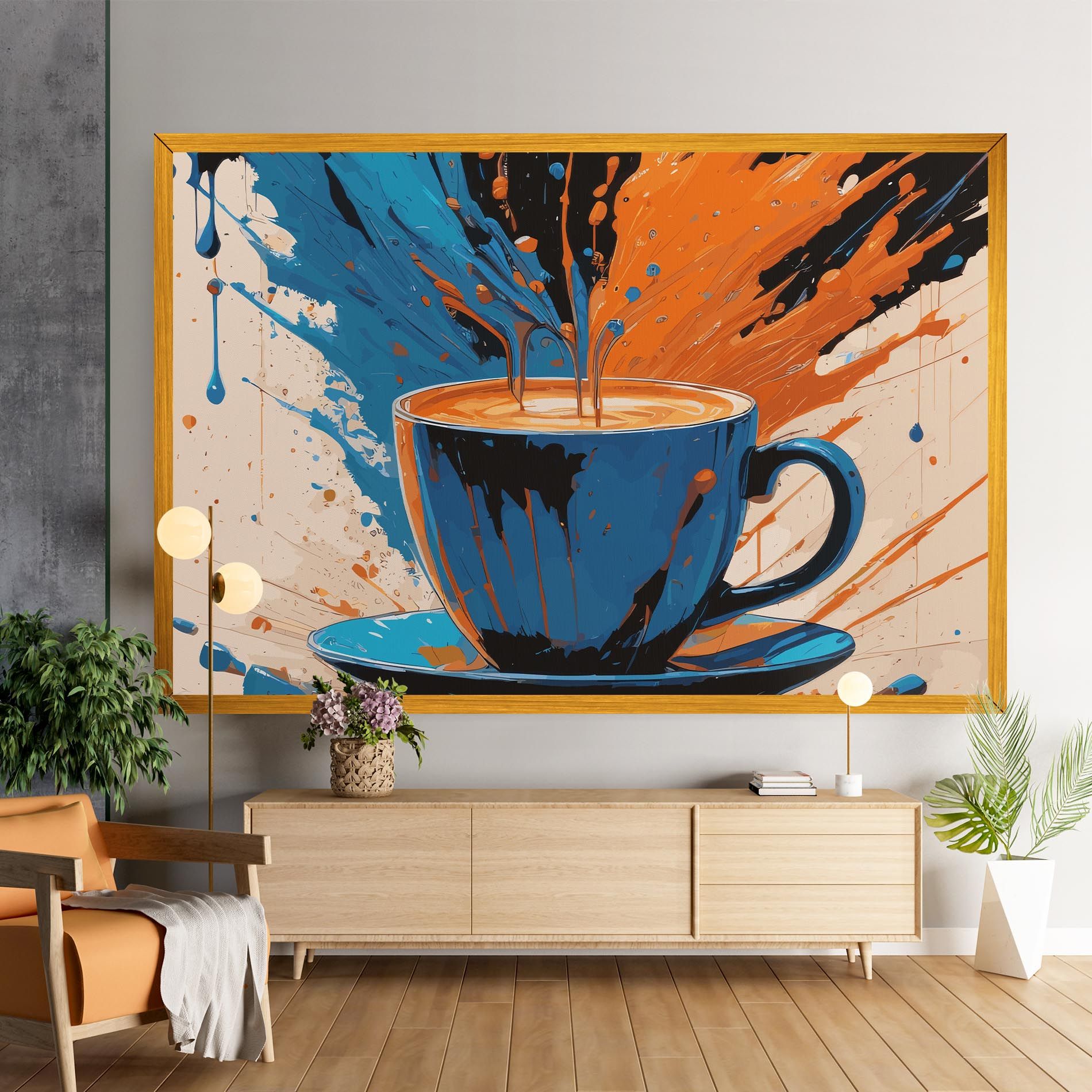 Coffee Blue Orange mockup 9