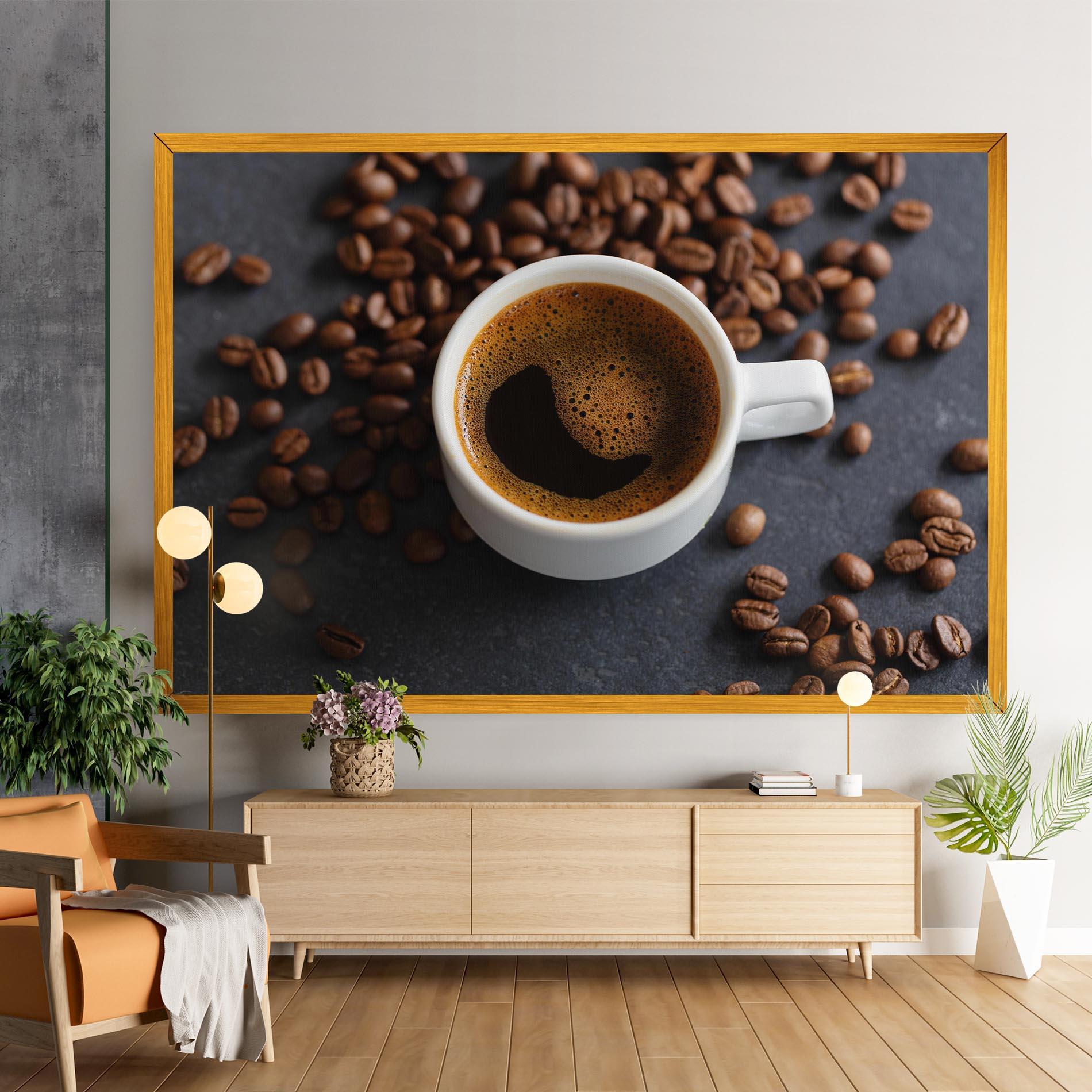 Tablou Canvas Espresso Close Up mockup 9