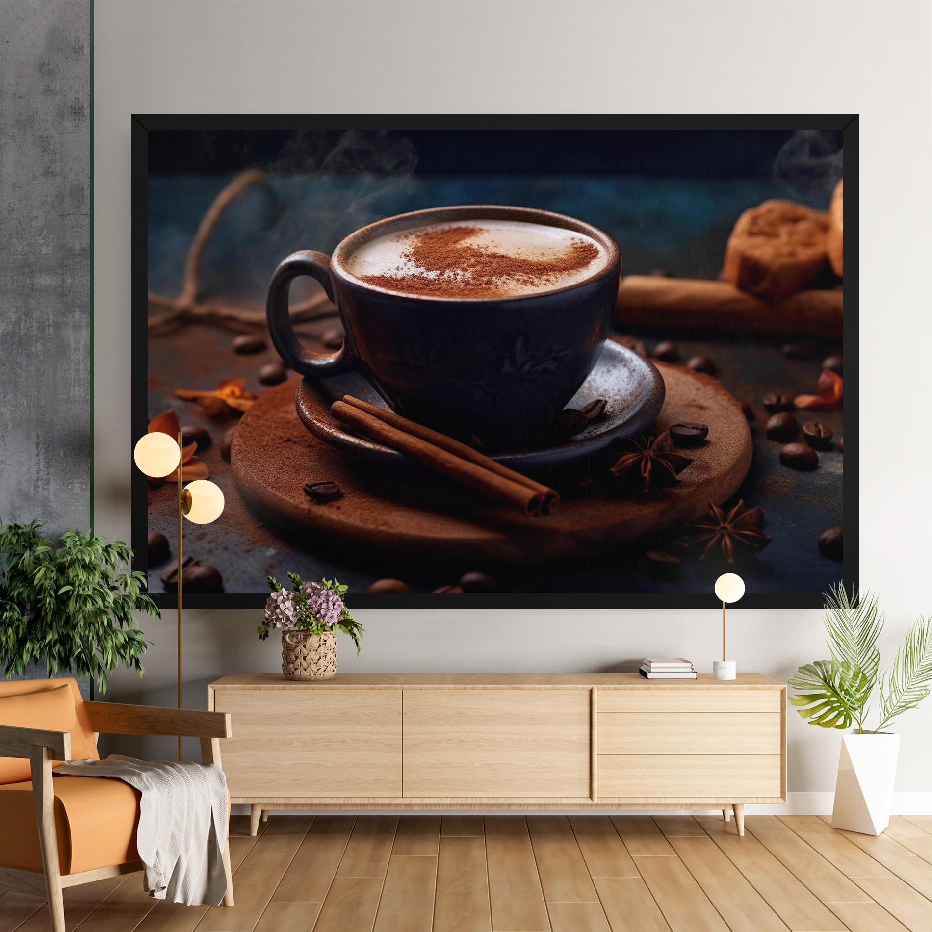 Cinnamon Coffee Cup mockup 9