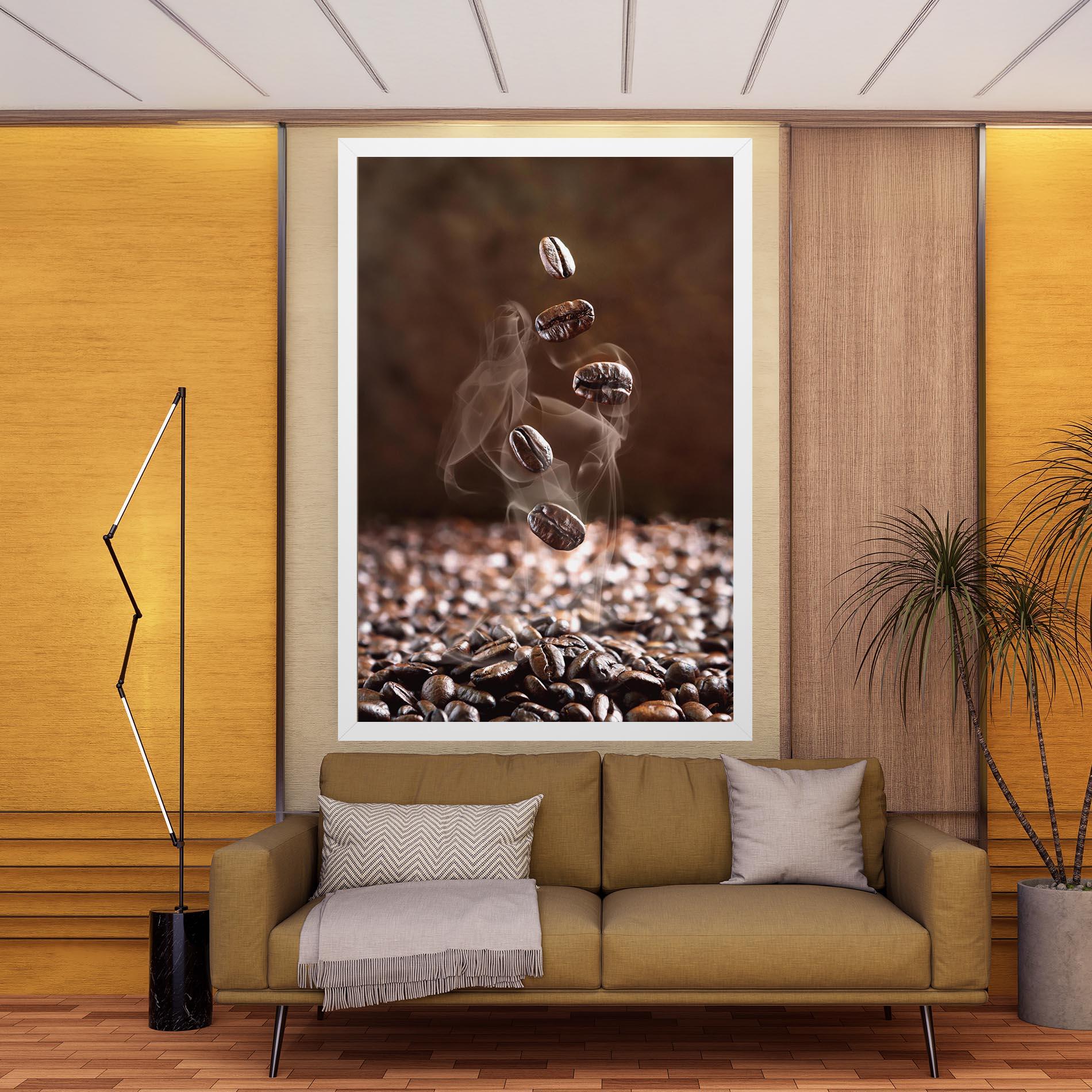 Tablou Canvas Close Up Falling Beans mockup 9