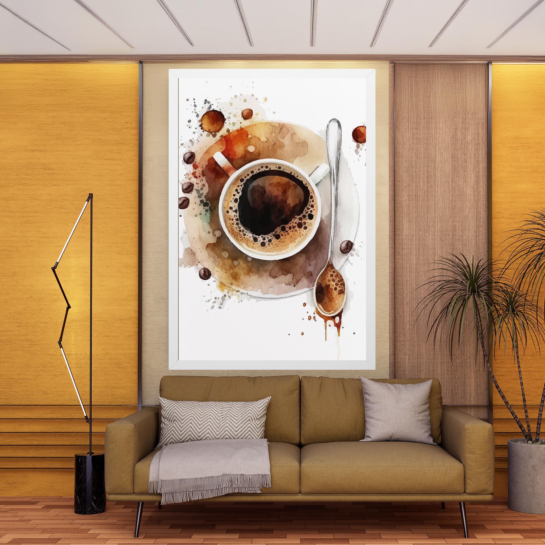Tablou Canvas Coffee Liquid mockup 9