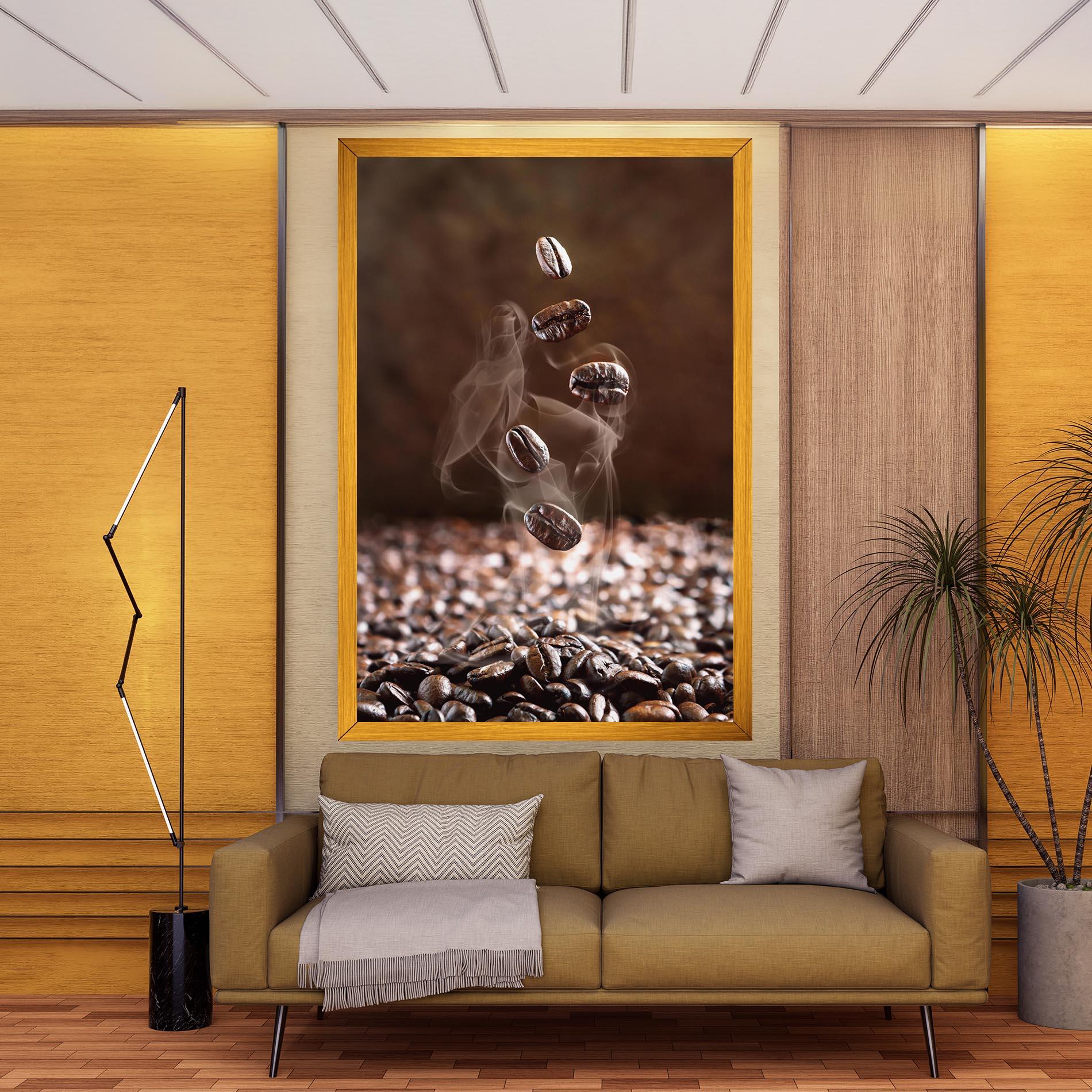 Tablou Canvas Close Up Falling Beans mockup 9