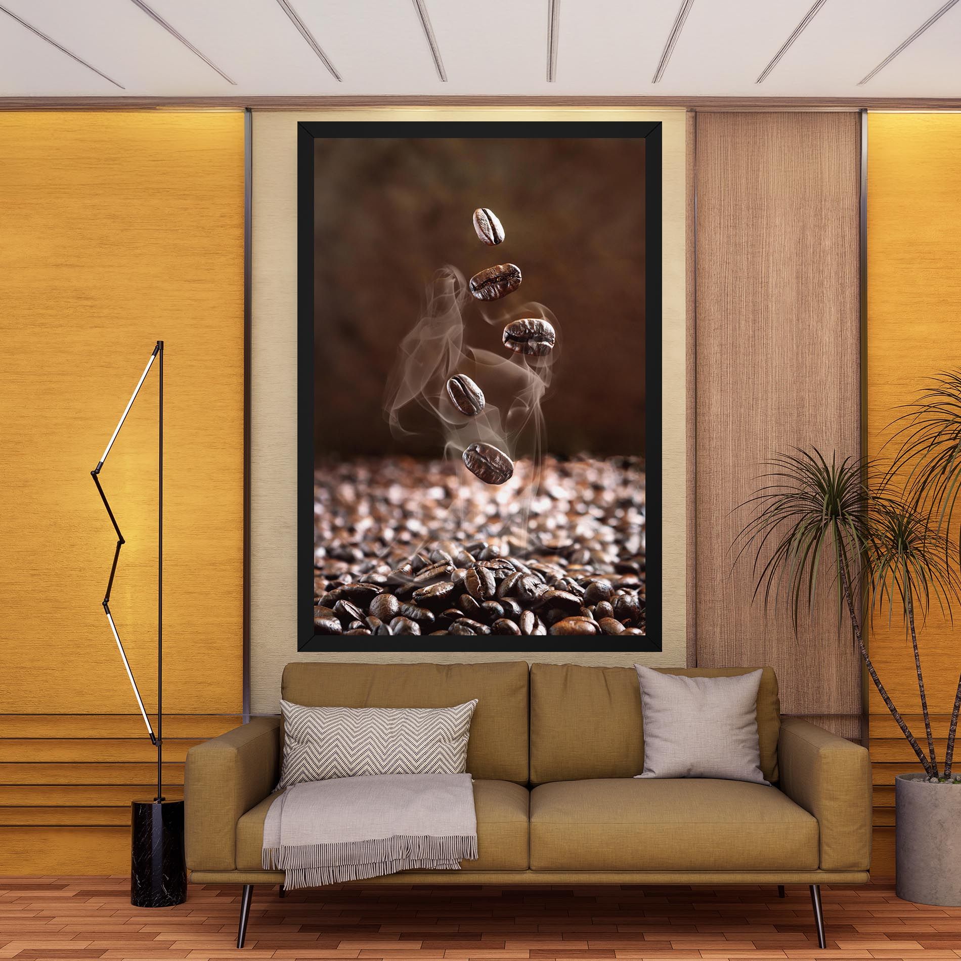 Close Up Falling Beans mockup 9