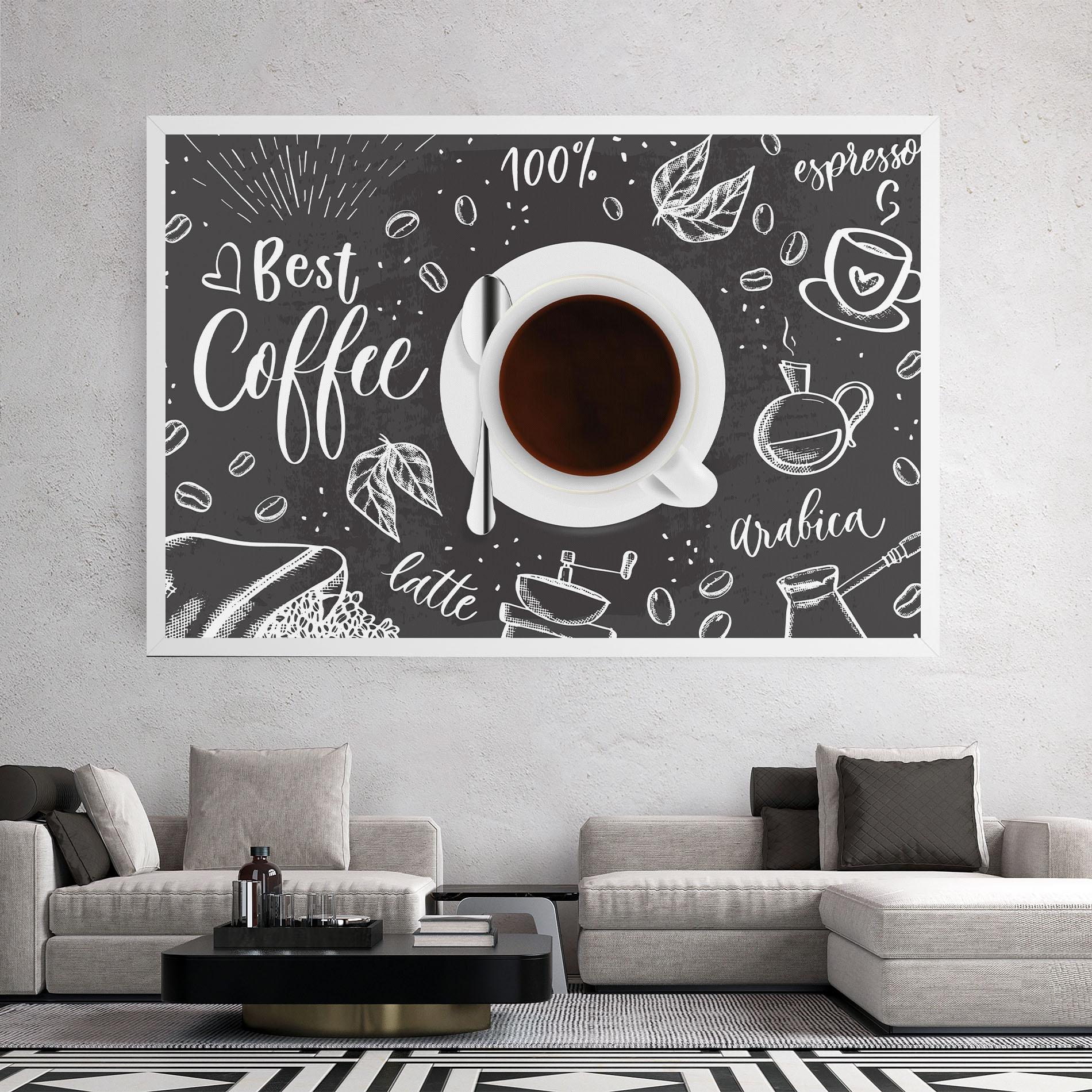 Tablou Canvas Best Coffee mockup 2