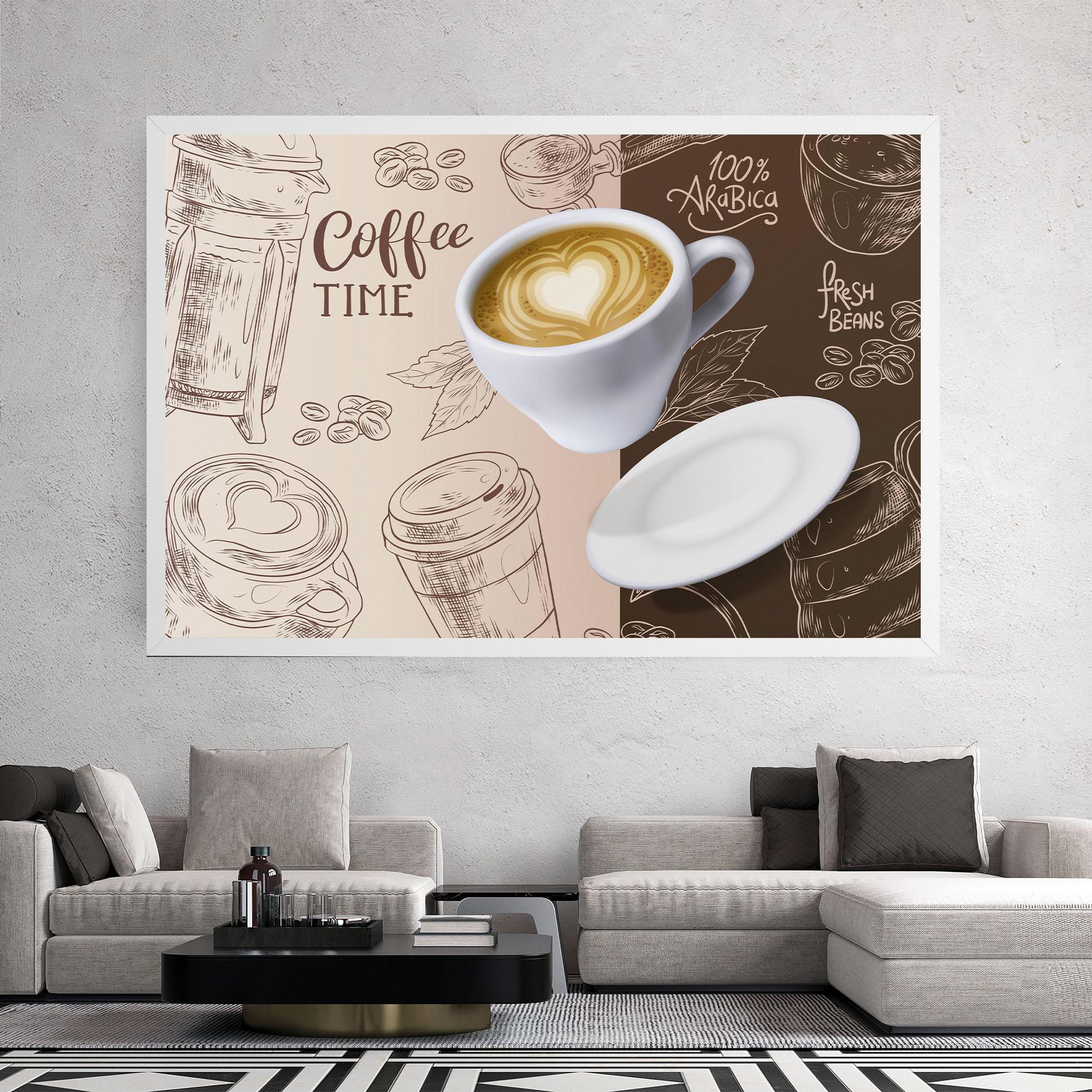 Tablou Canvas Coffee Time mockup 2