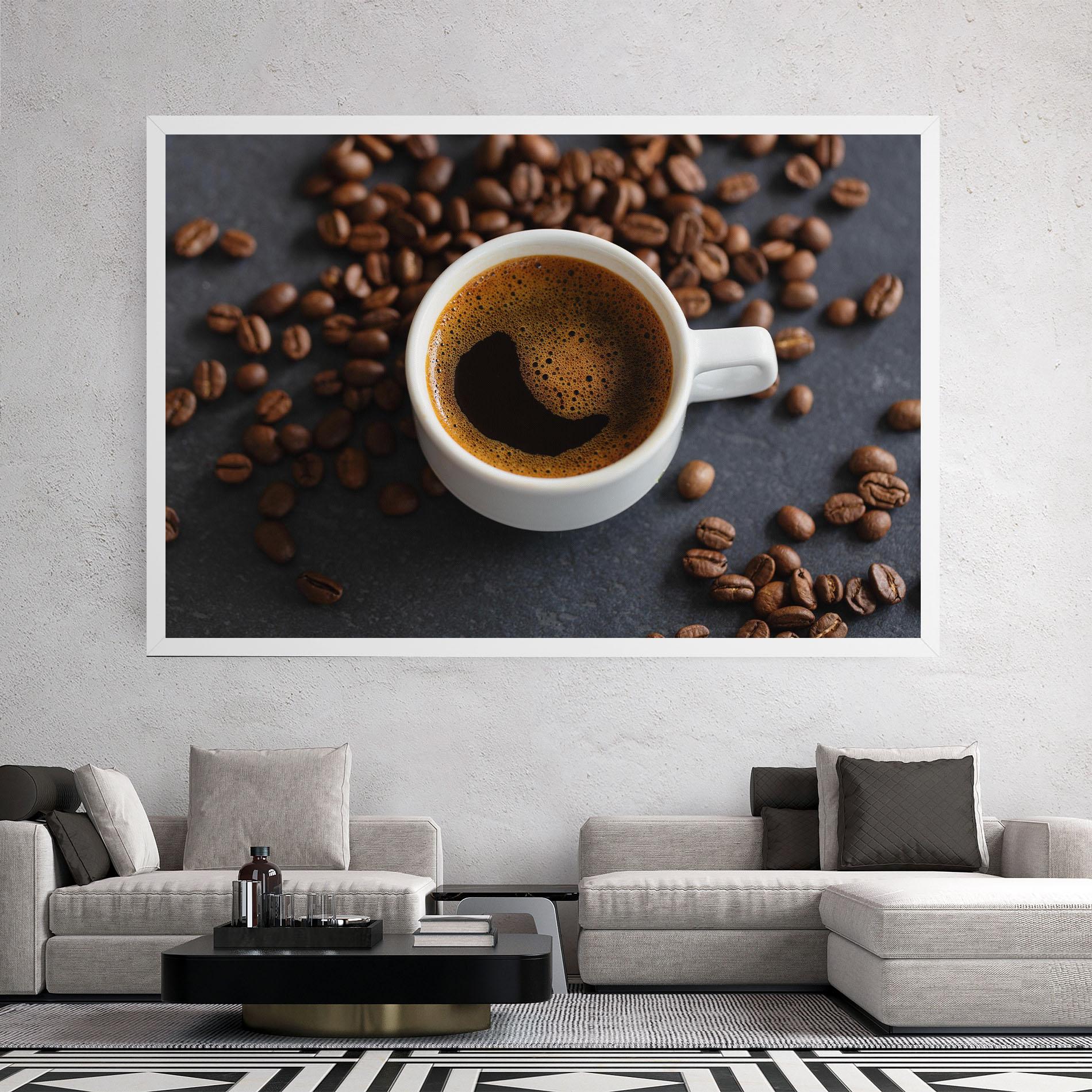 Tablou Canvas Espresso Close Up mockup 2