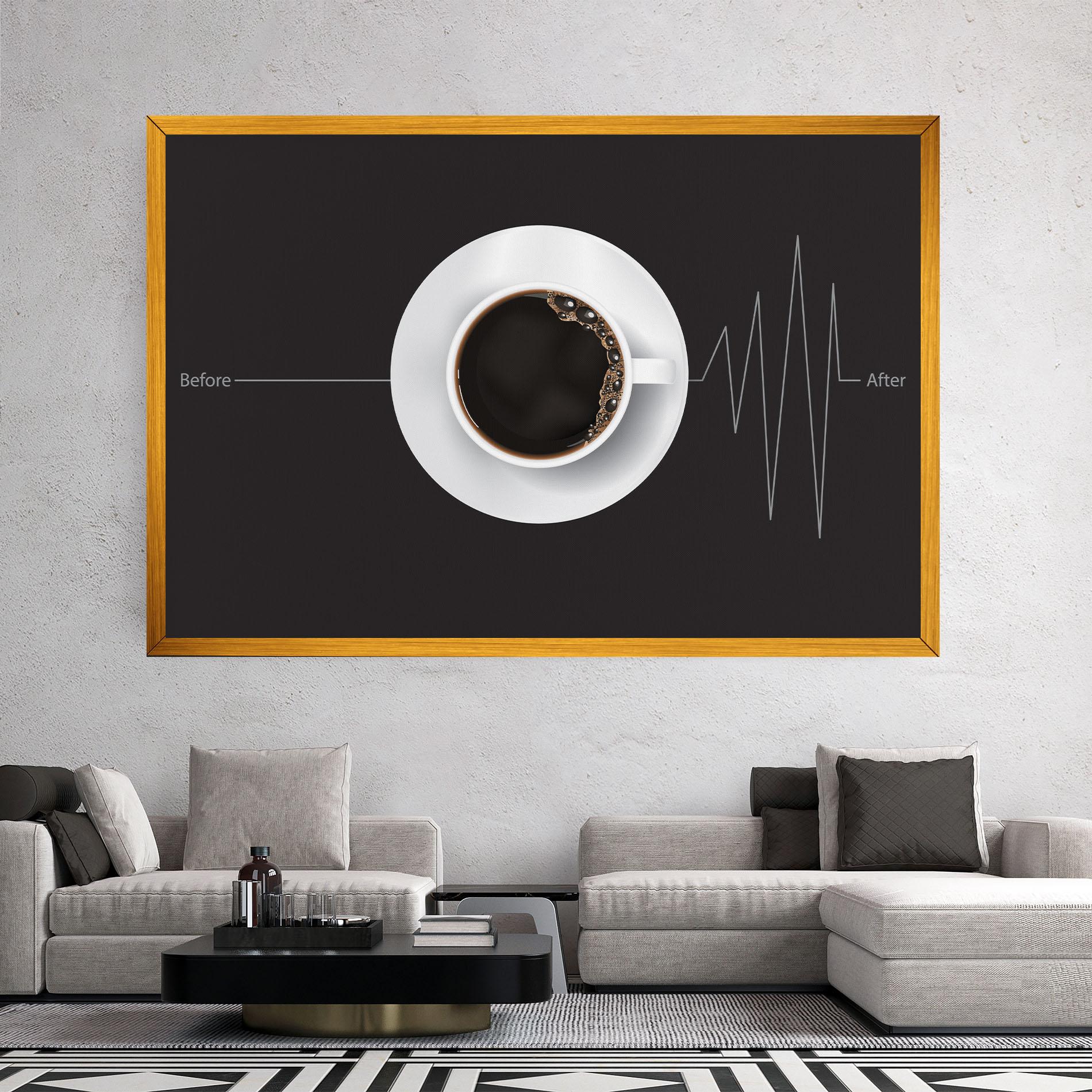 Tablou Canvas After Coffee mockup 2