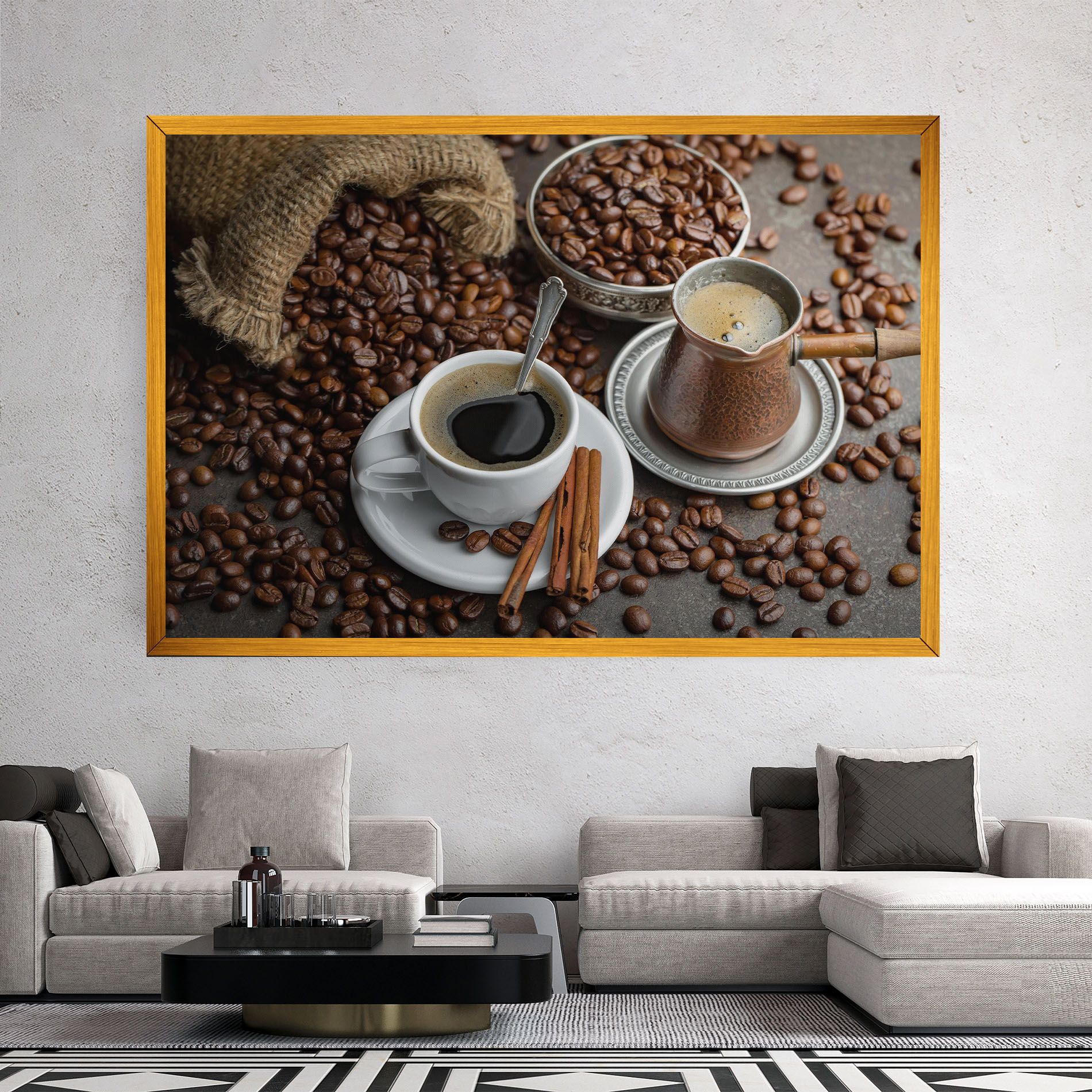Black Coffee Bean mockup 2
