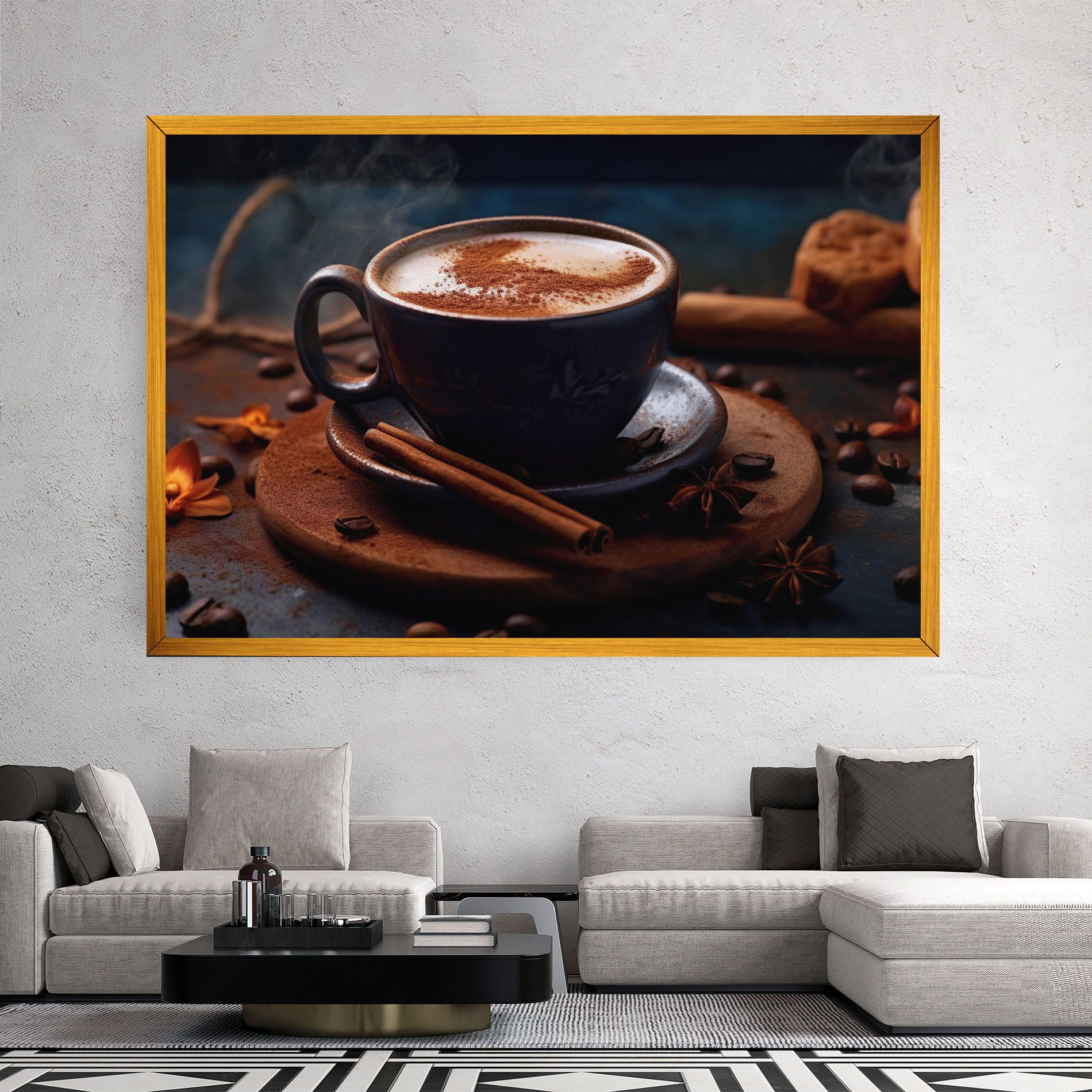 Cinnamon Coffee Cup mockup 2