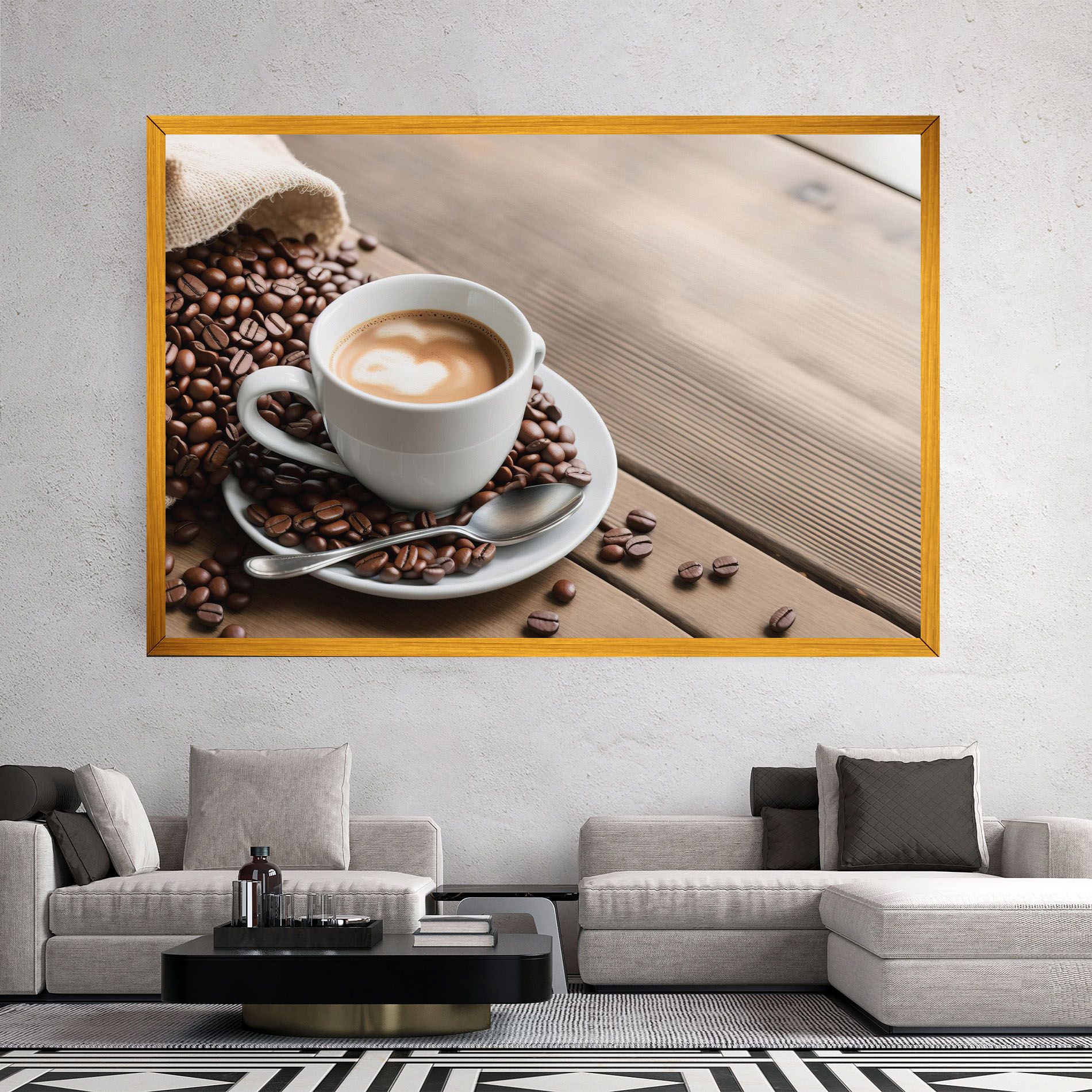 Coffee On Table mockup 2