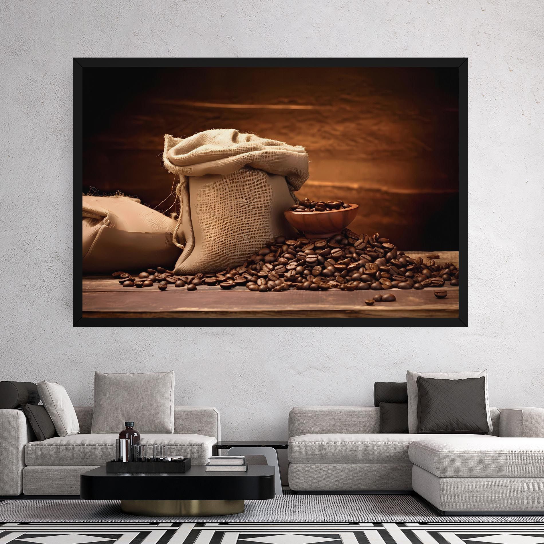Big Bag Of Coffee Beans mockup 2