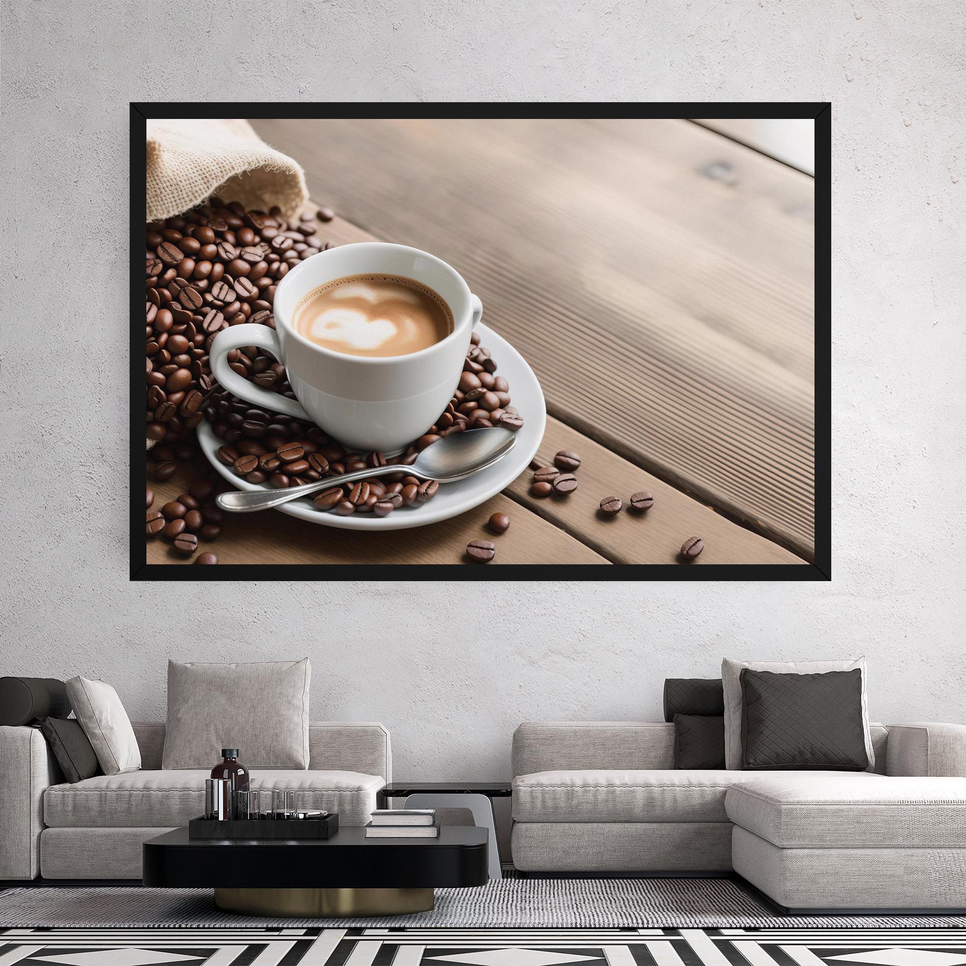 Coffee On Table mockup 2