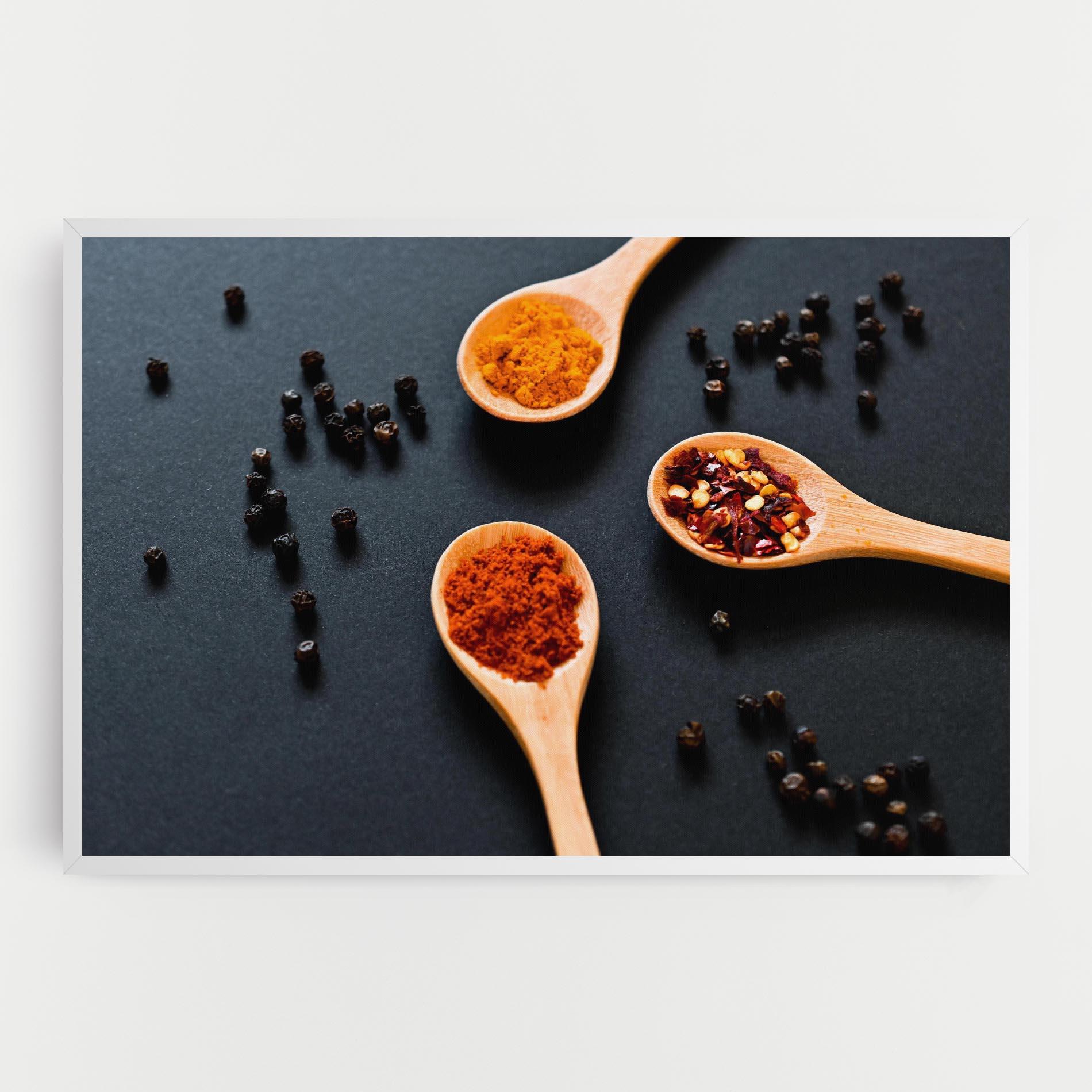 Tablou Canvas 3 Seasonings Spoons mockup 0