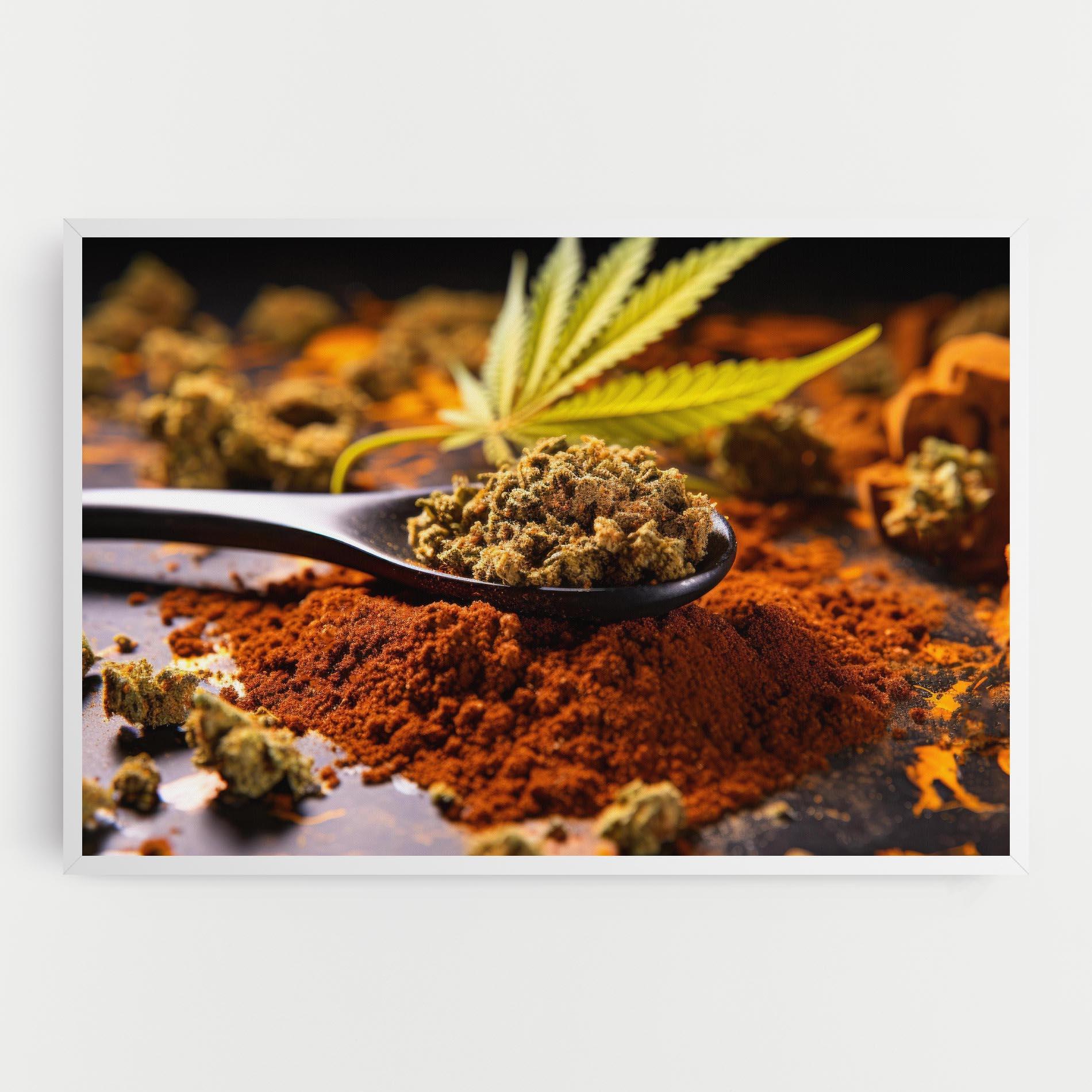 Tablou Canvas Cannabis Seasoning mockup 0