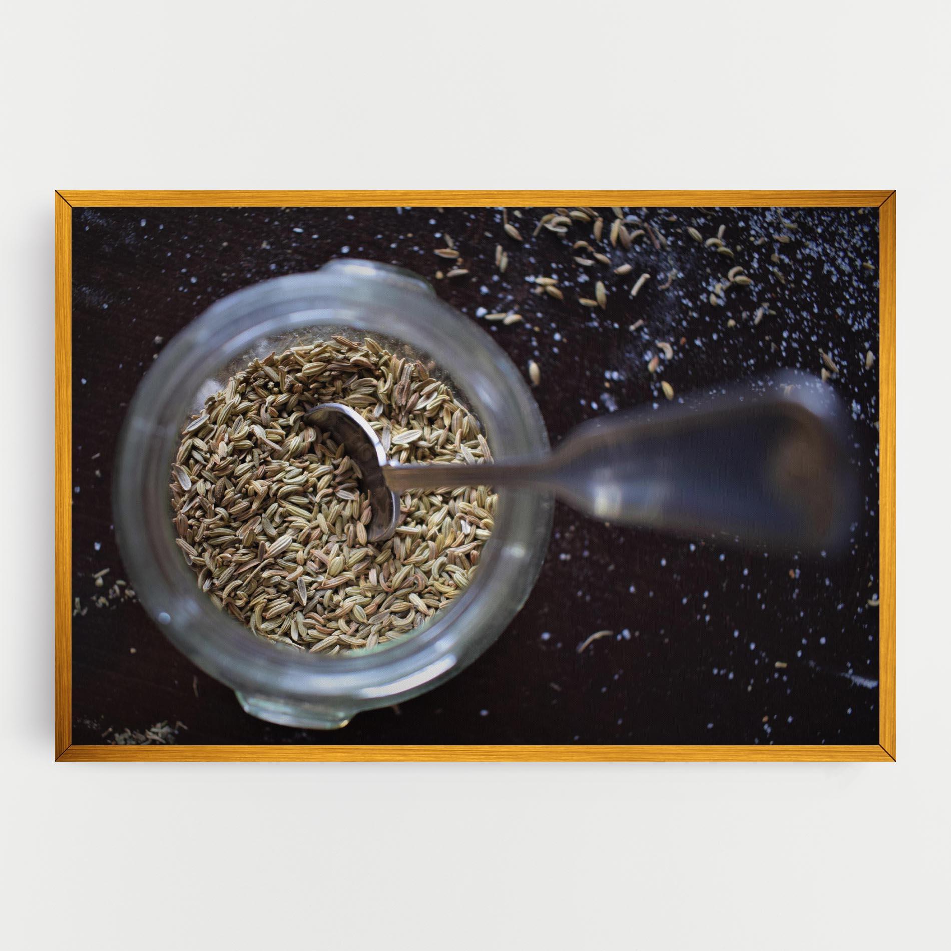 Tablou Canvas Jar With Spices mockup 0