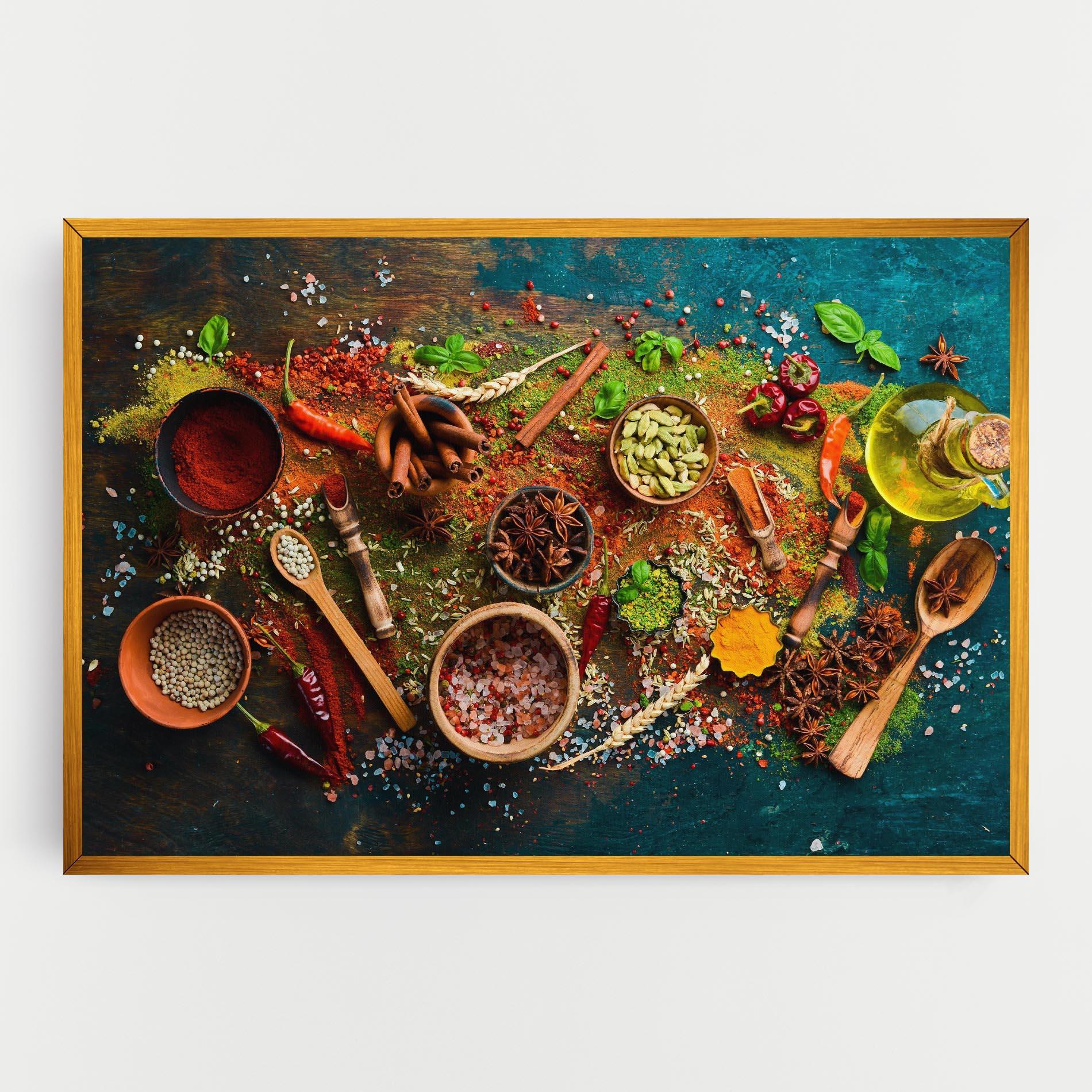Tablou Canvas Seasonings Mix mockup 0