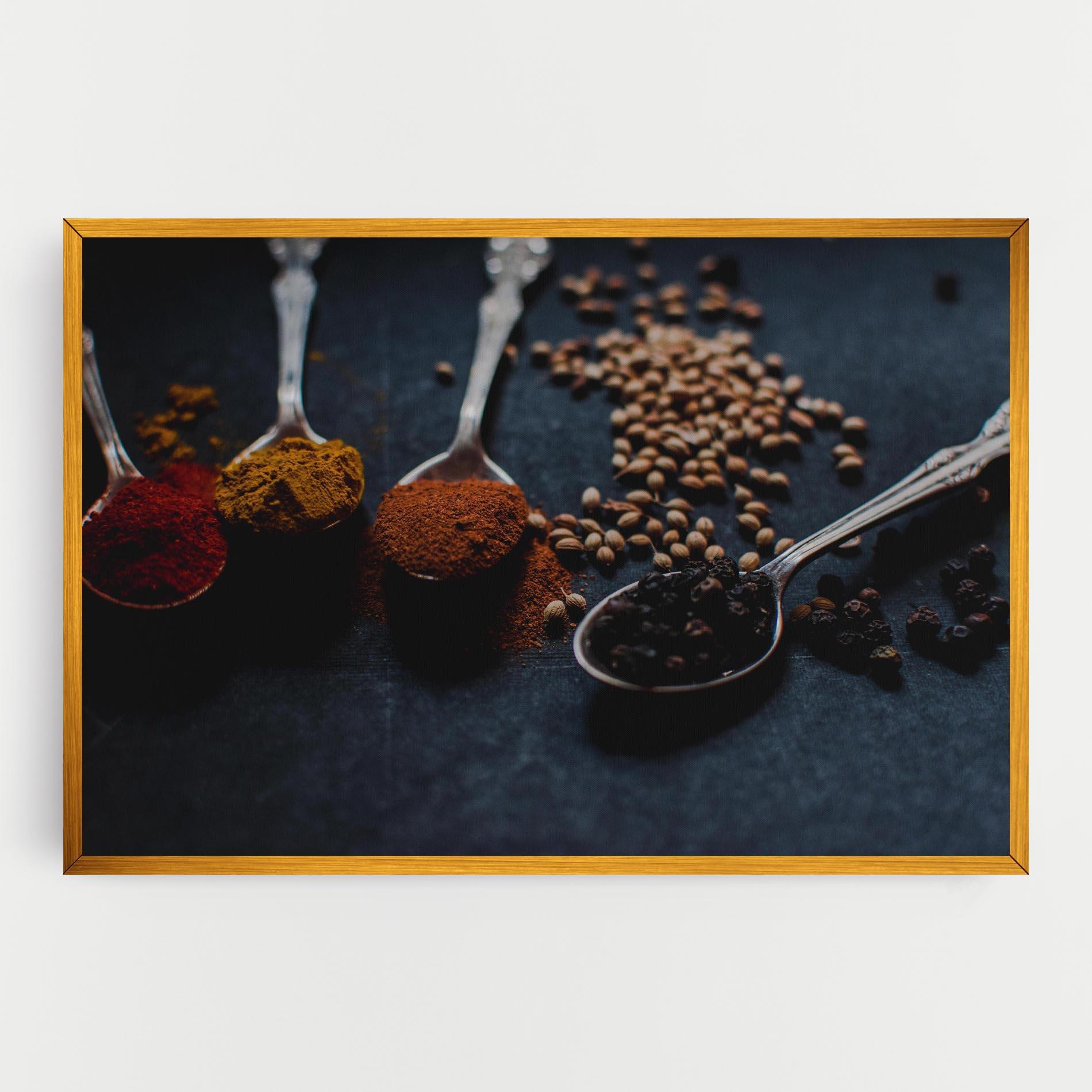 Tablou Canvas Spices Spoon mockup 0