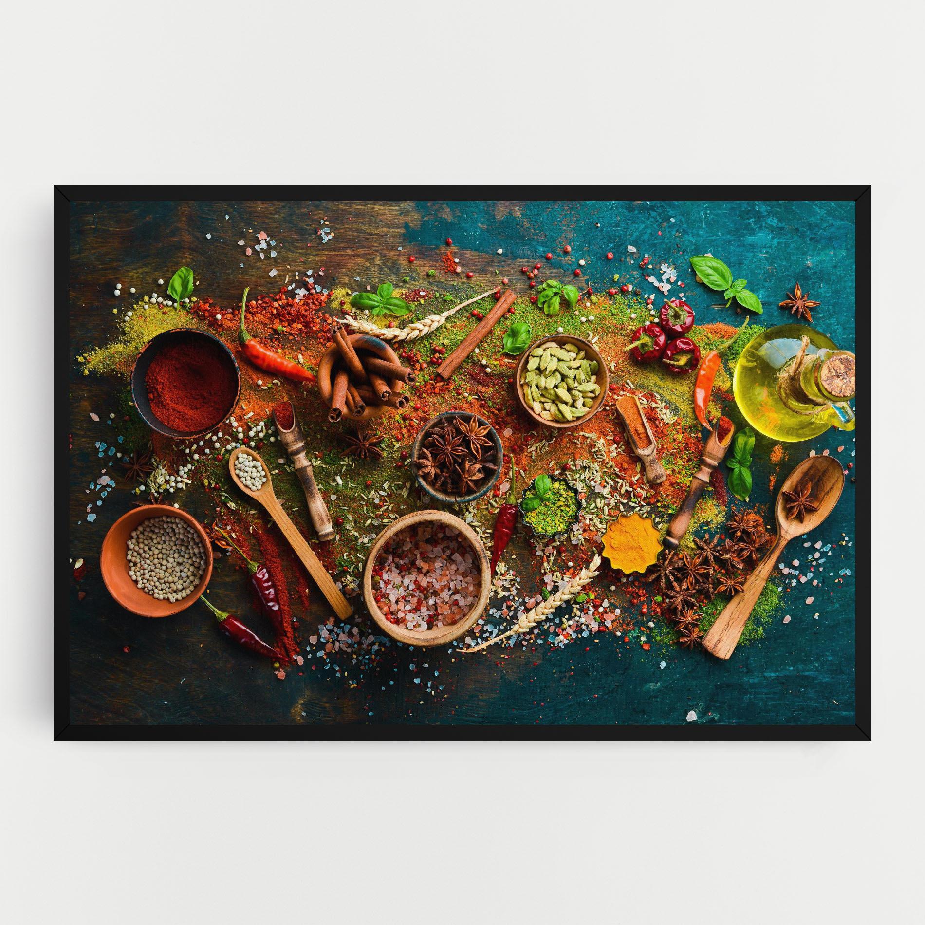 Tablou Canvas Seasonings Mix mockup 0