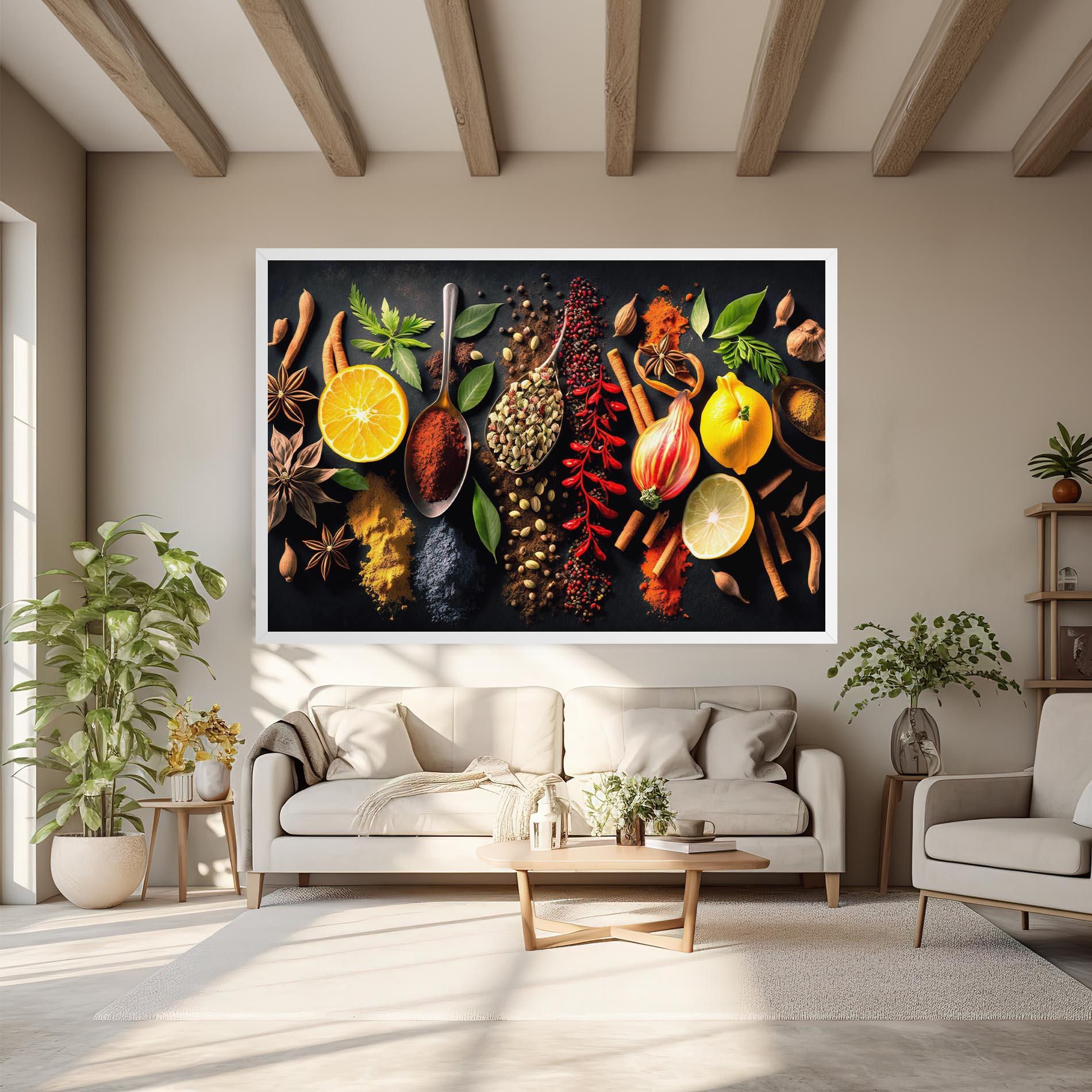 Tablou Canvas Closeup Pices mockup 6