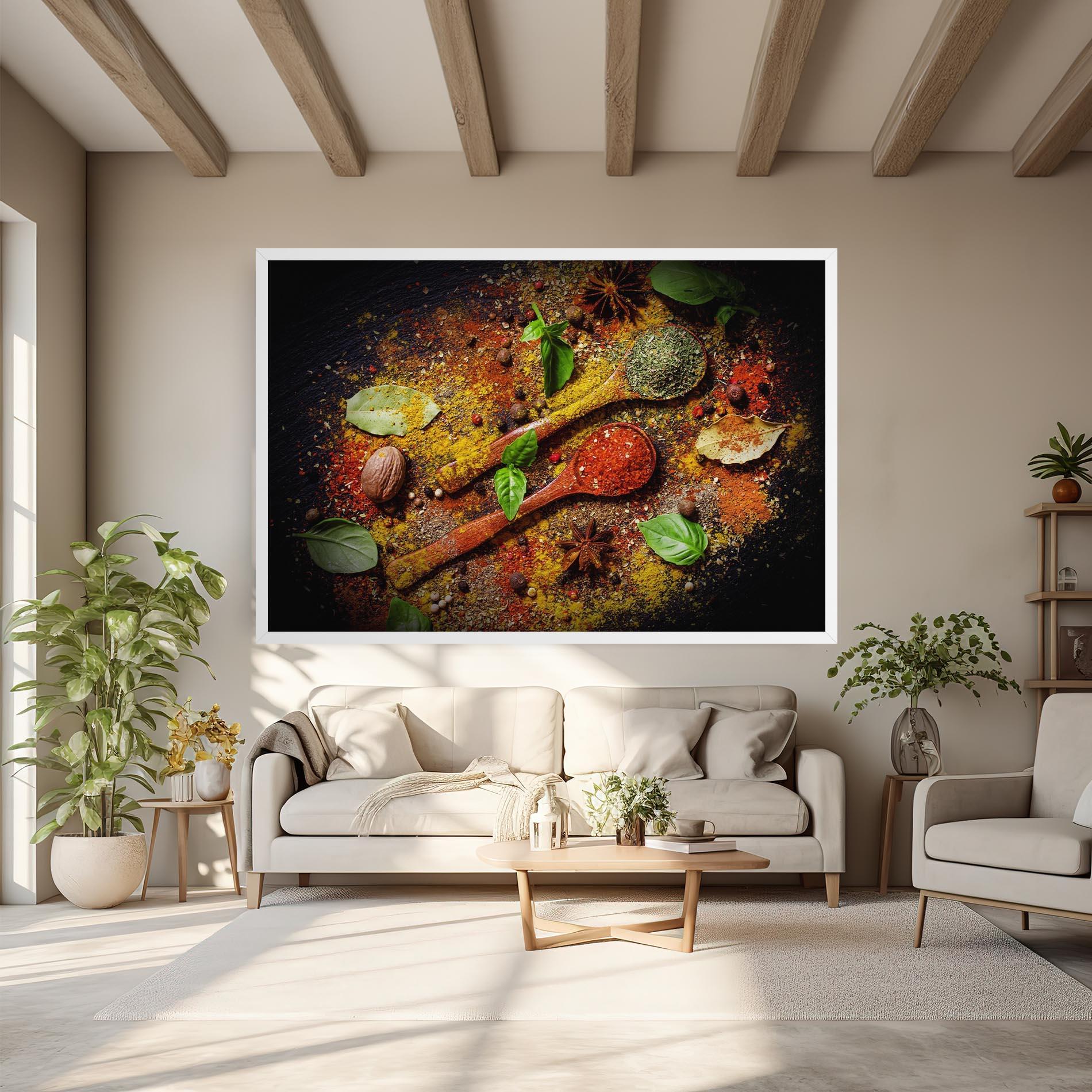Tablou Canvas Oriental Spices mockup 6