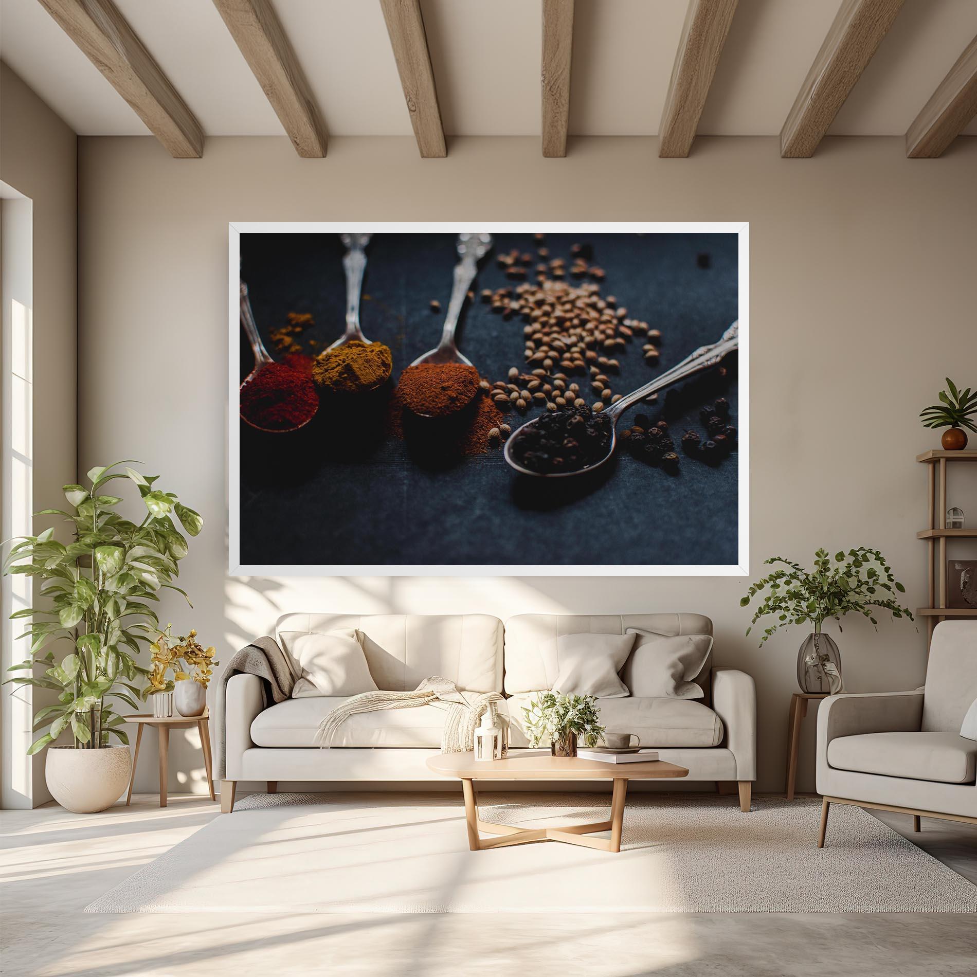 Tablou Canvas Spices Spoon mockup 6