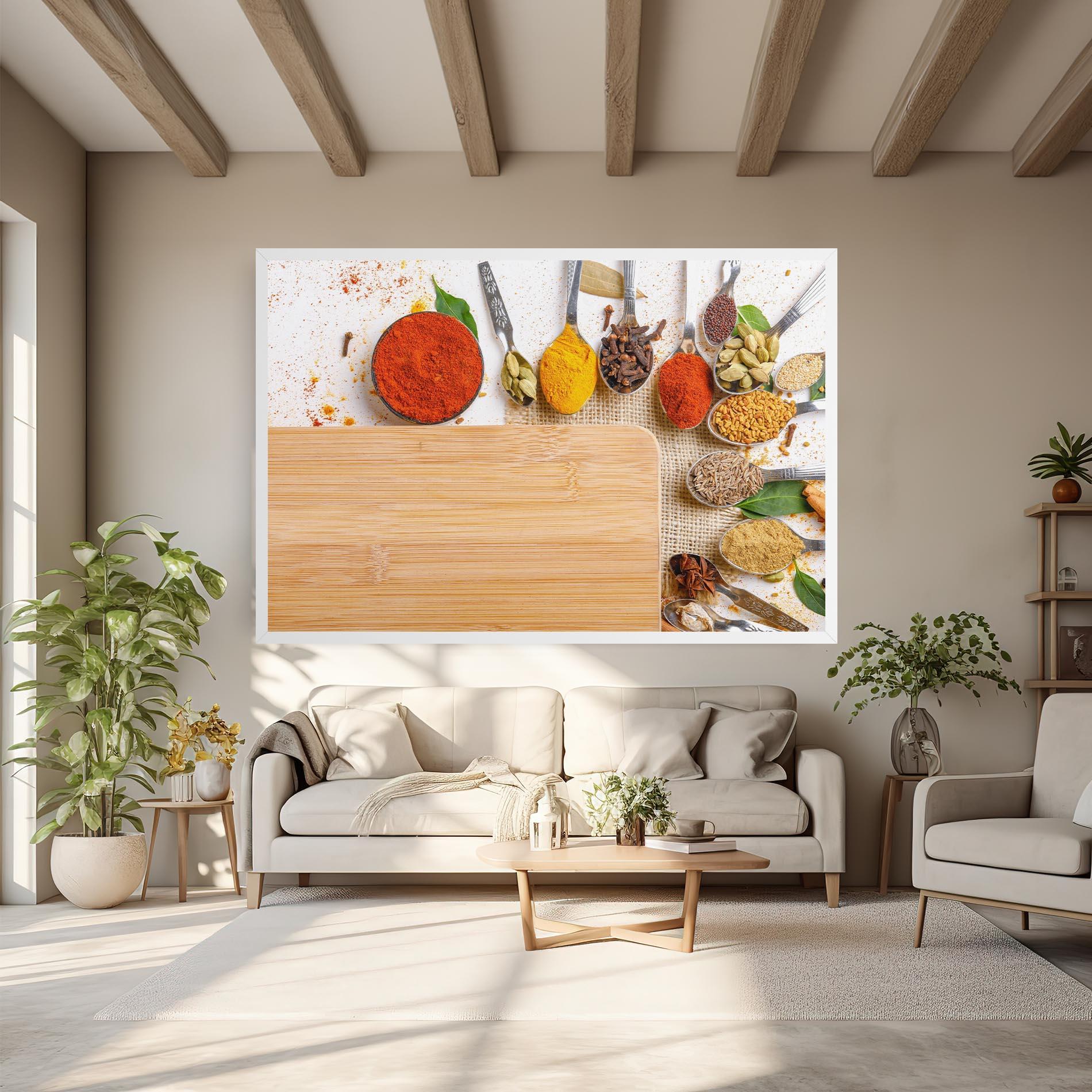 Tablou Canvas Spices Spoons mockup 6