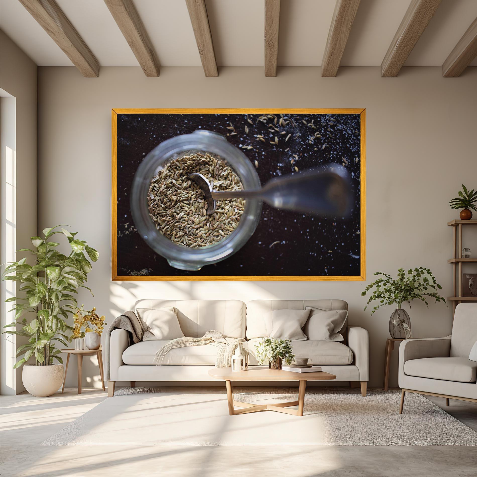 Tablou Canvas Jar With Spices mockup 6