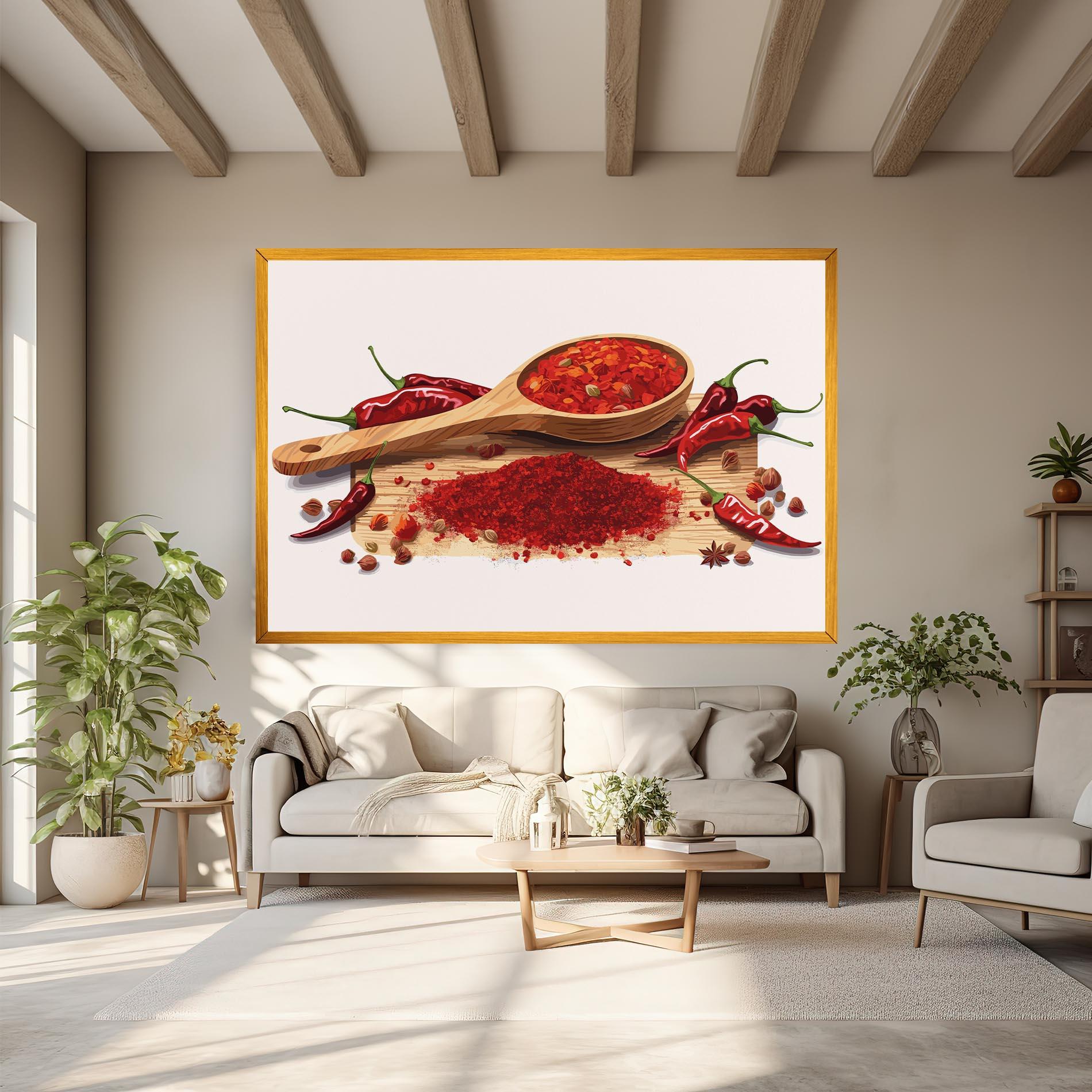 Tablou Canvas Spoon Of Papper mockup 6