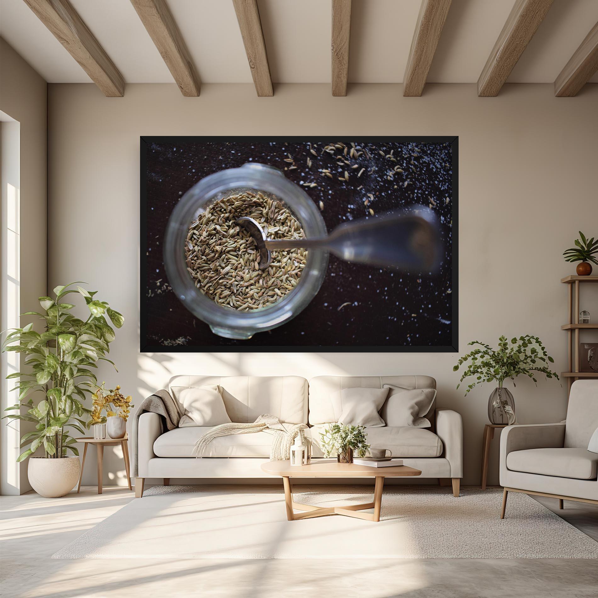 Tablou Canvas Jar With Spices mockup 6