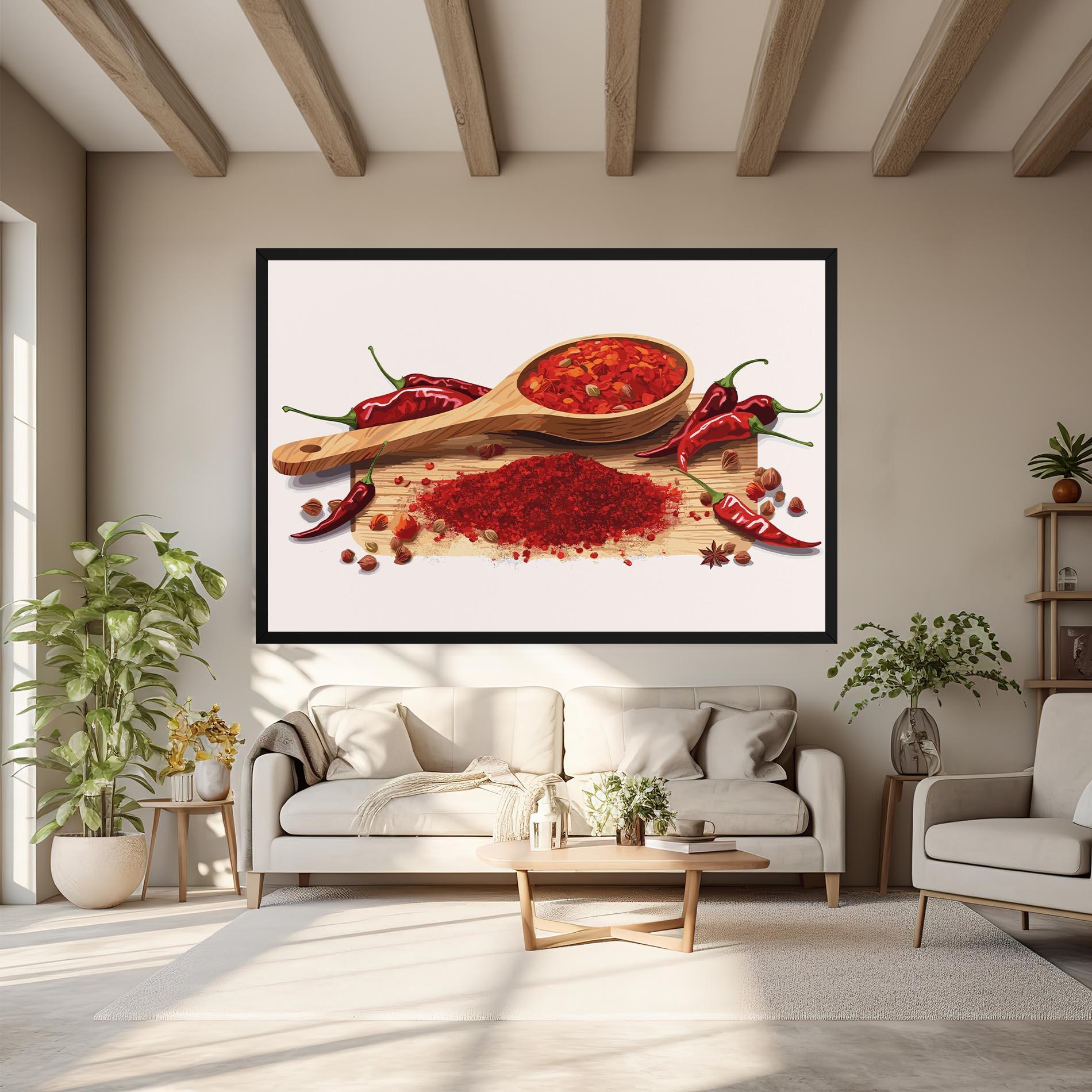 Tablou Canvas Spoon Of Papper mockup 6