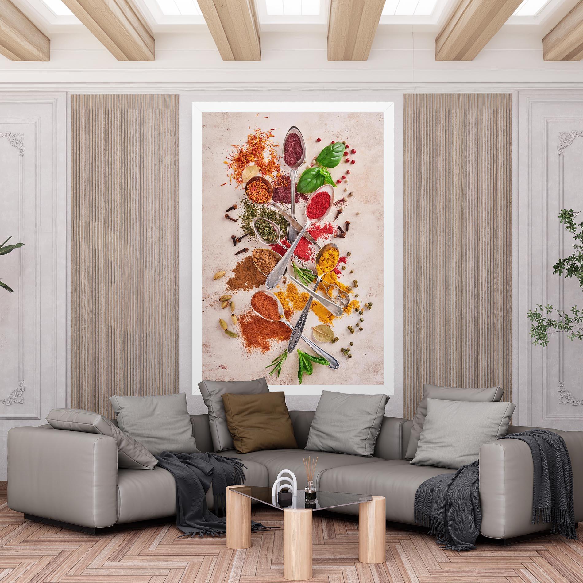 Tablou Canvas Colorful Spices Cooking mockup 6