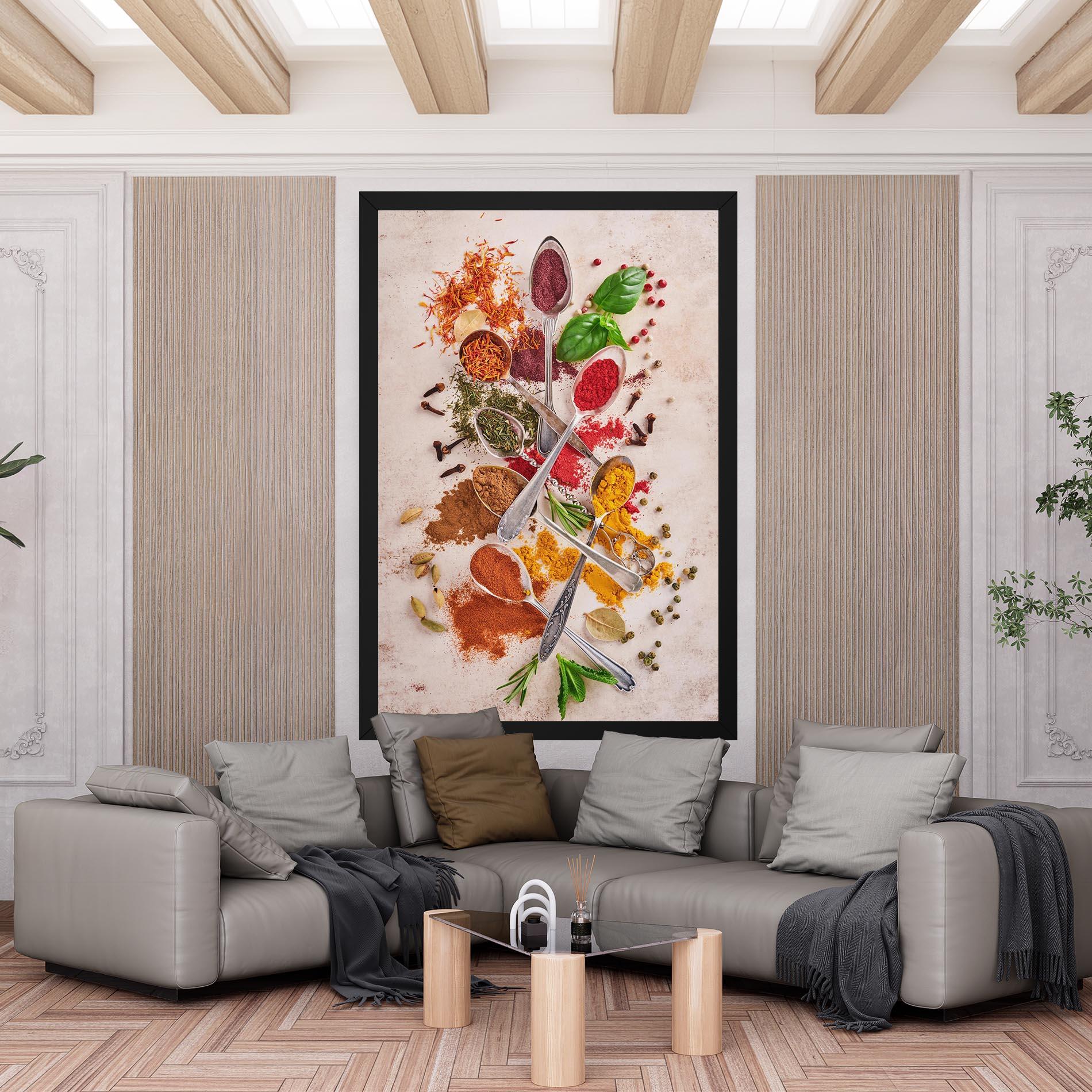 Tablou Canvas Colorful Spices Cooking mockup 6