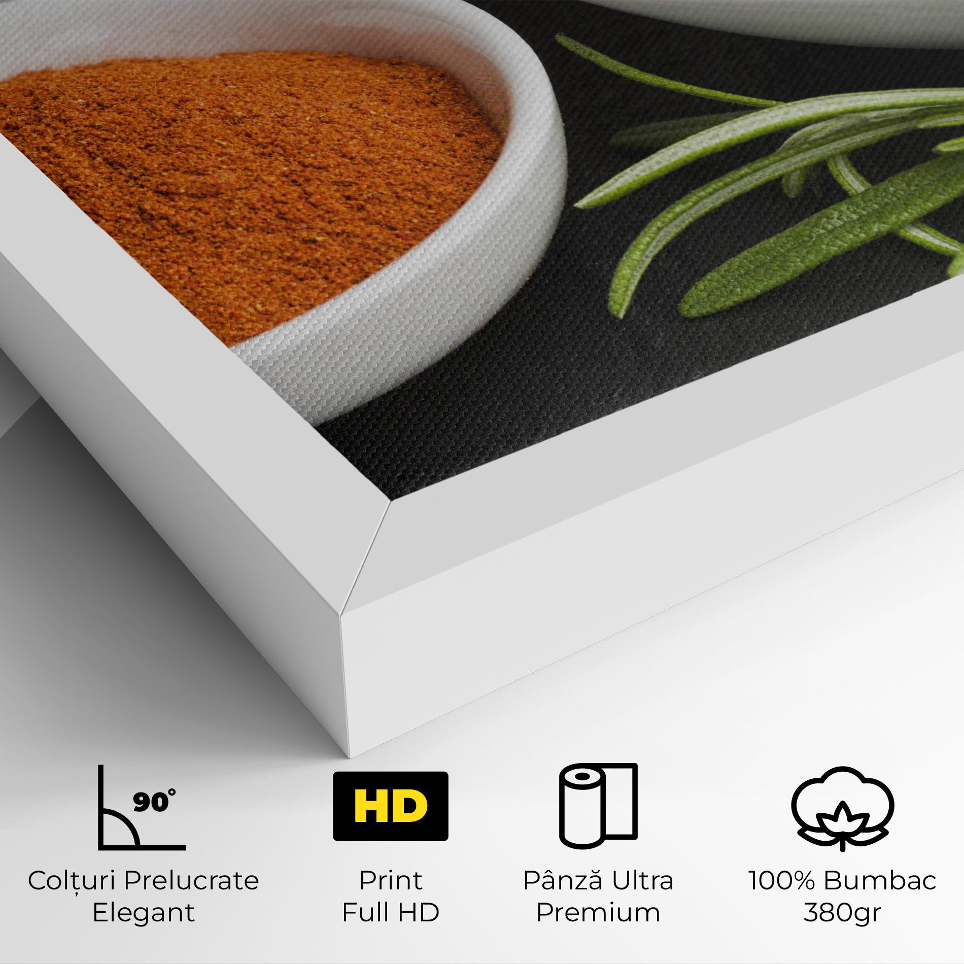 Tablou Canvas Close Up Spices Powder mockup 4