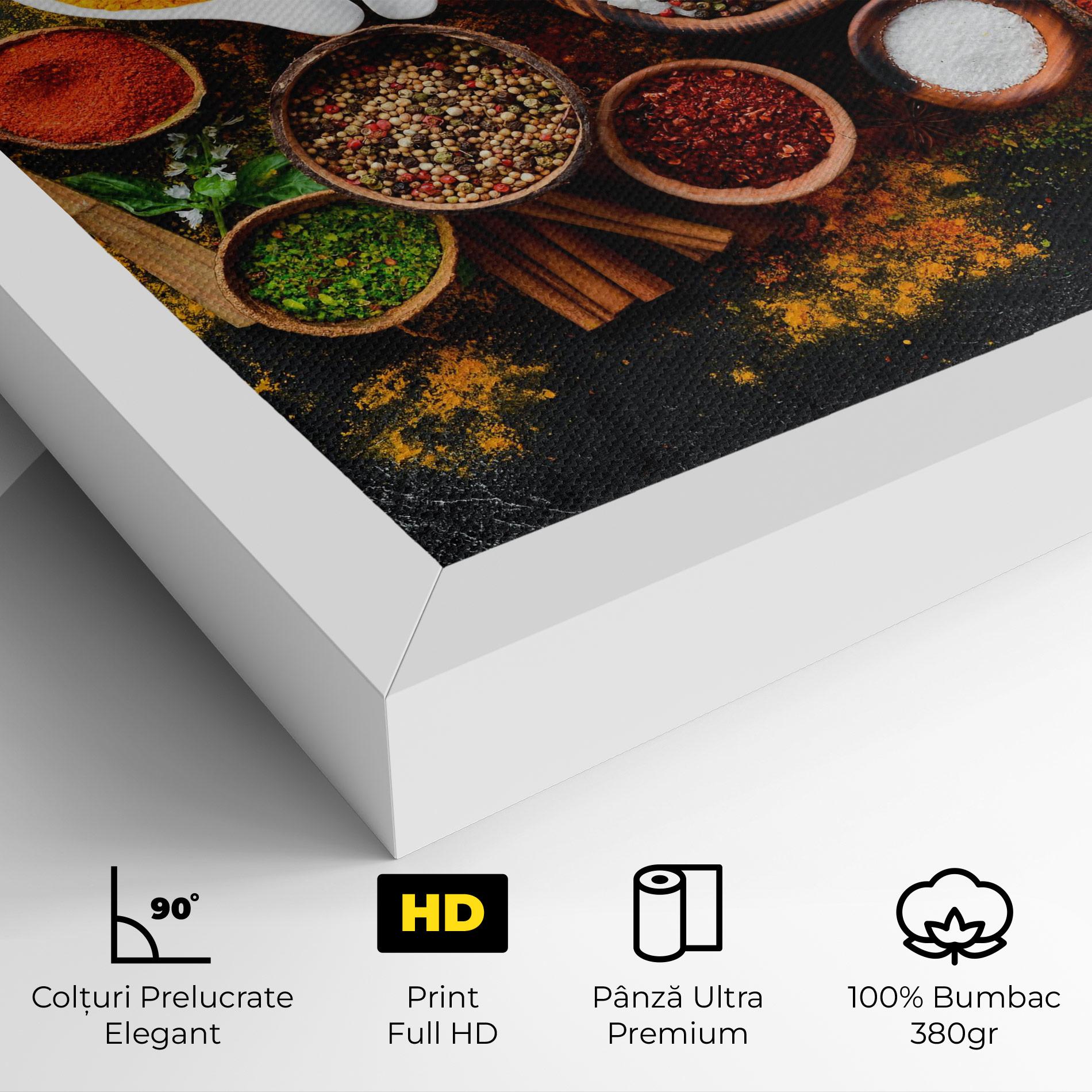 Tablou Canvas Colorful Herbs Spices mockup 4
