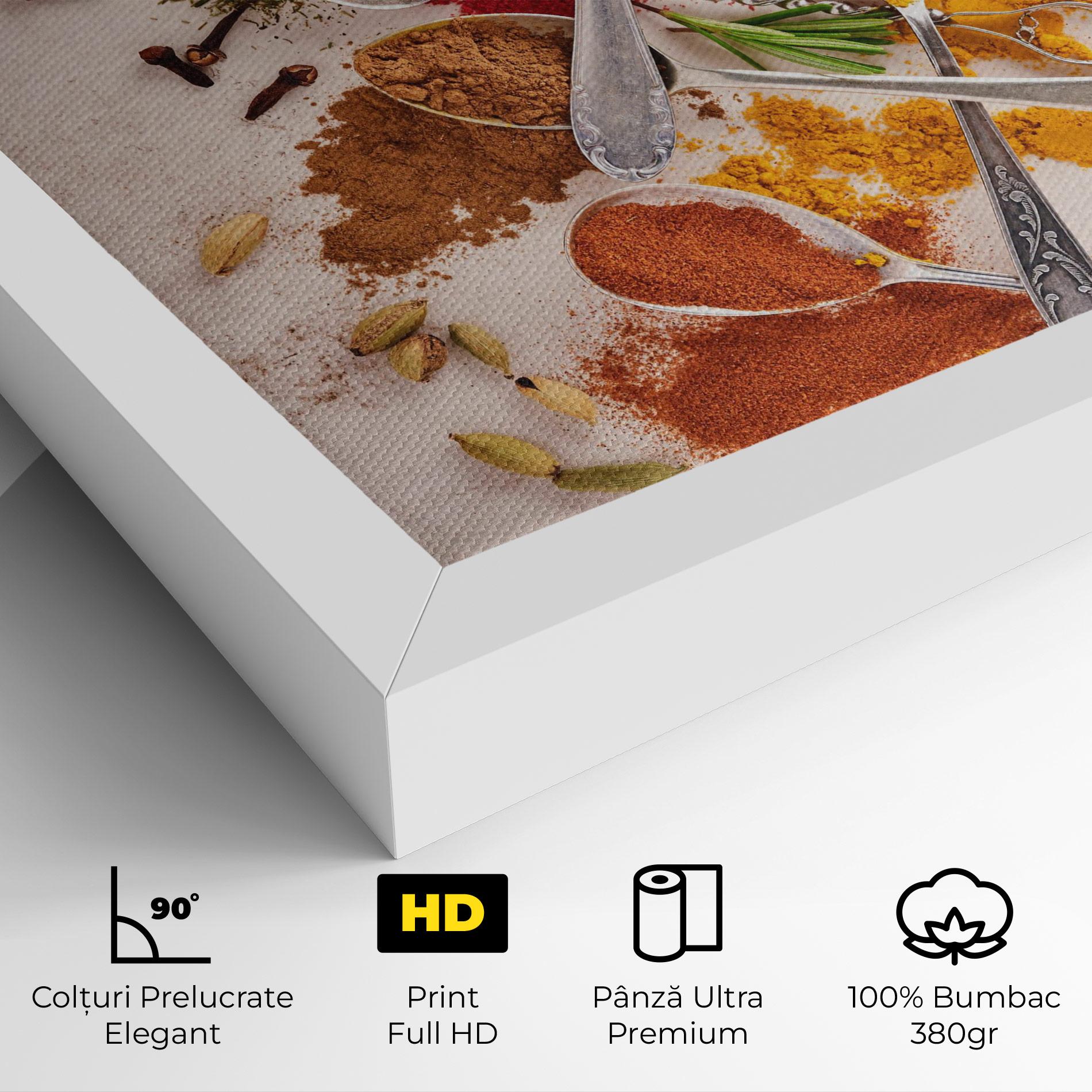 Tablou Canvas Colorful Spices Cooking mockup 4